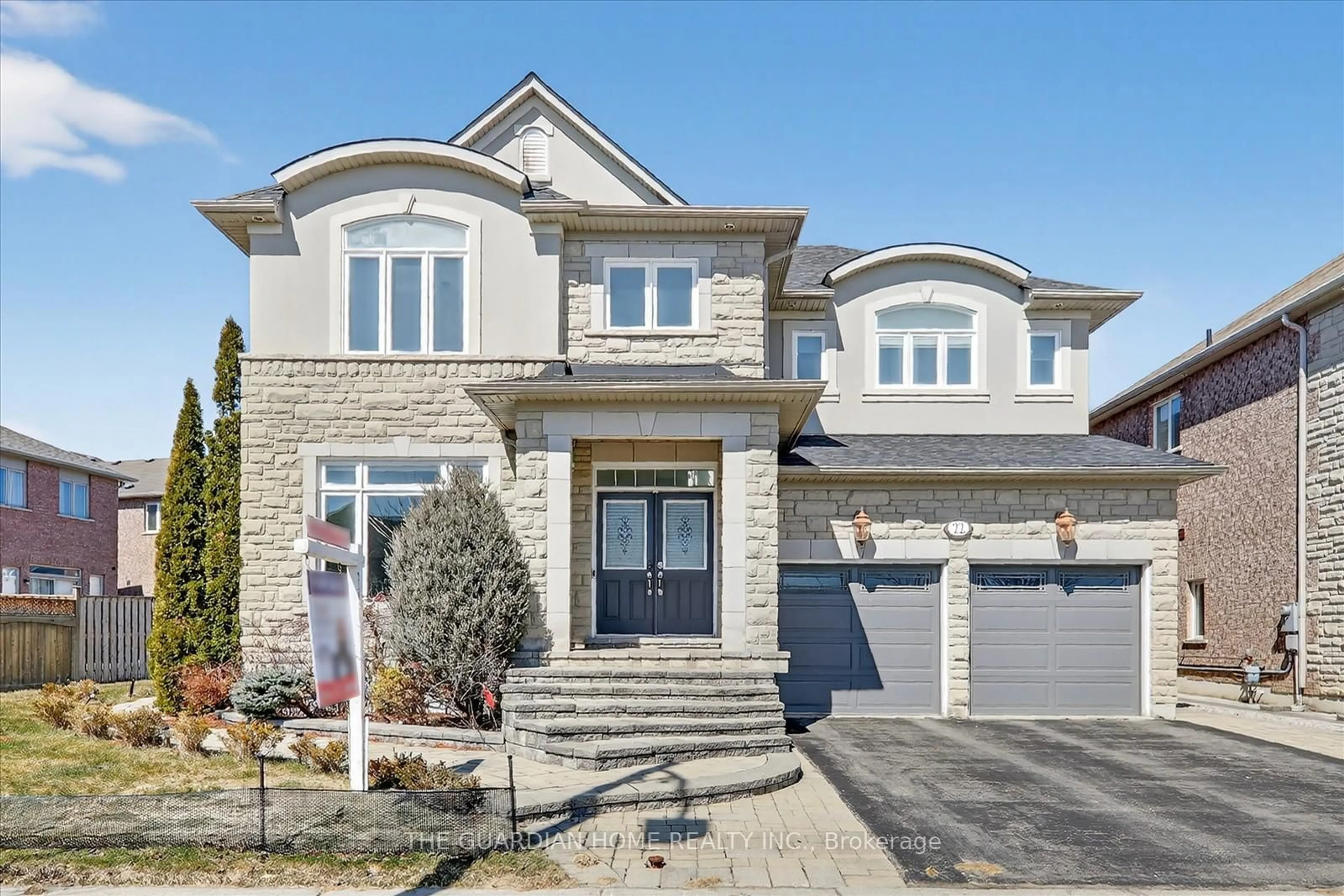 Home with brick exterior material, street for 22 Riverwalk Dr, Markham Ontario L6B 0L7