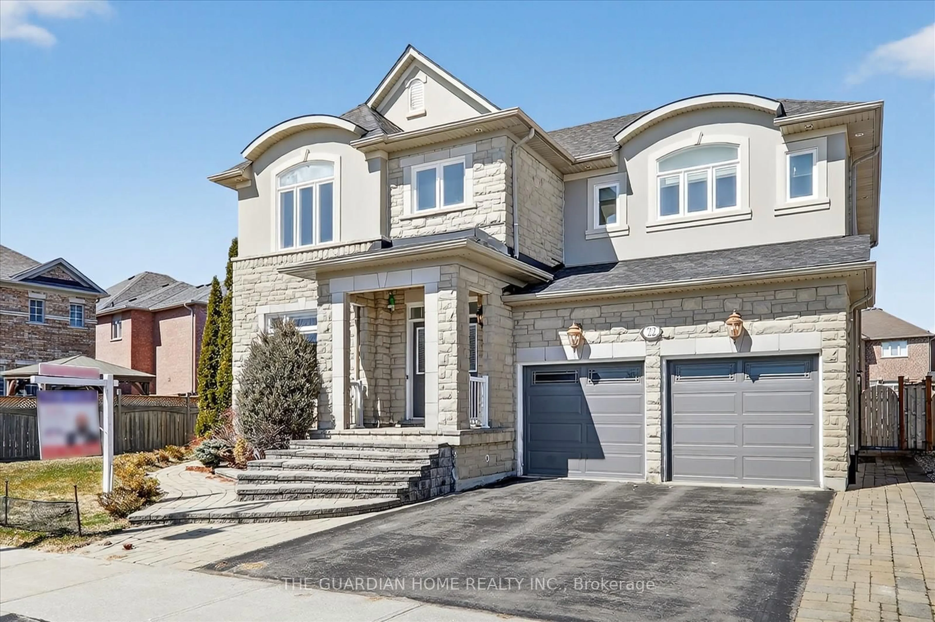 Home with brick exterior material, street for 22 Riverwalk Dr, Markham Ontario L6B 0L7