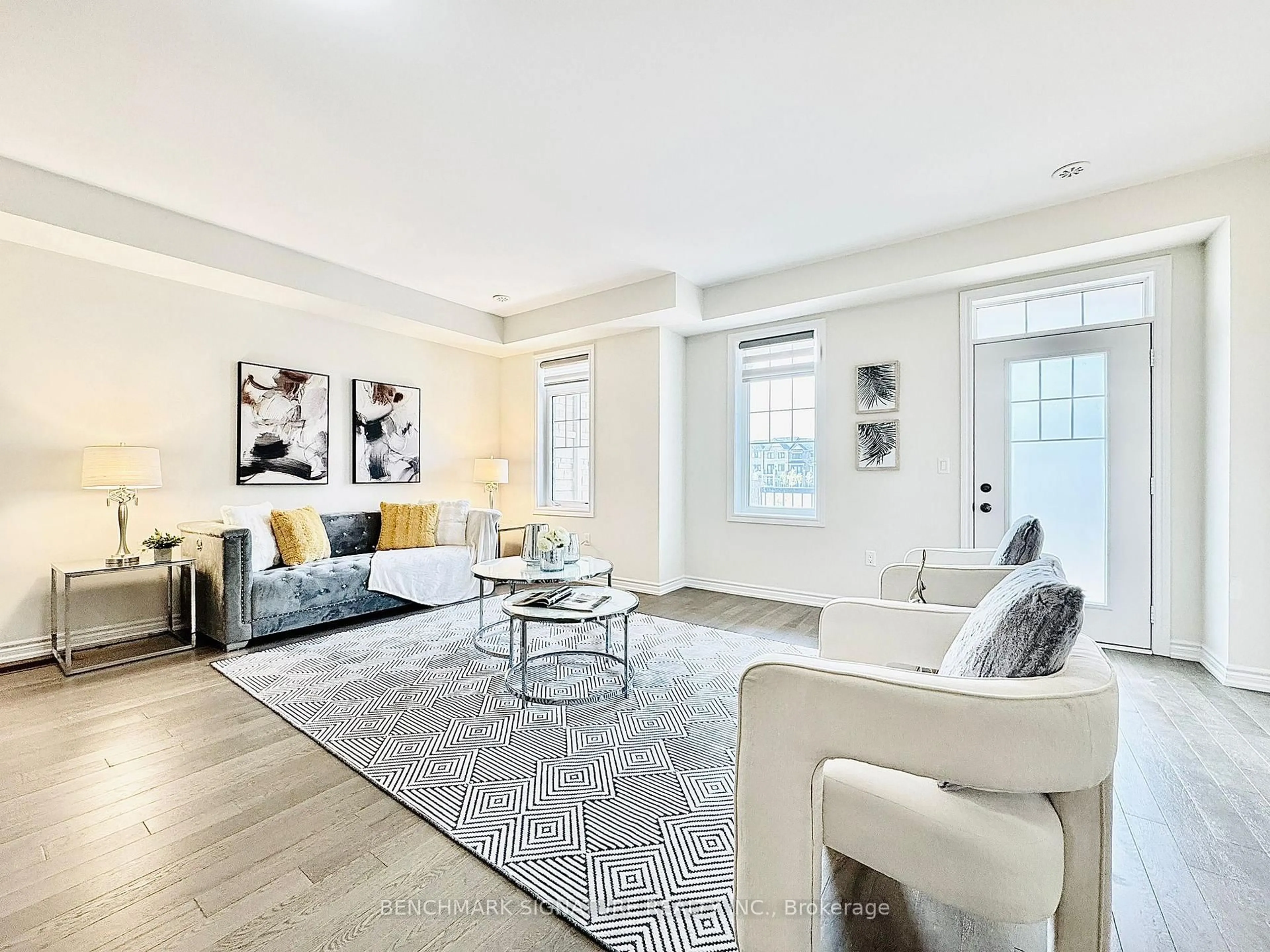 Living room with furniture, unknown for 29 George Peach Ave, Markham Ontario L6C 0Z2