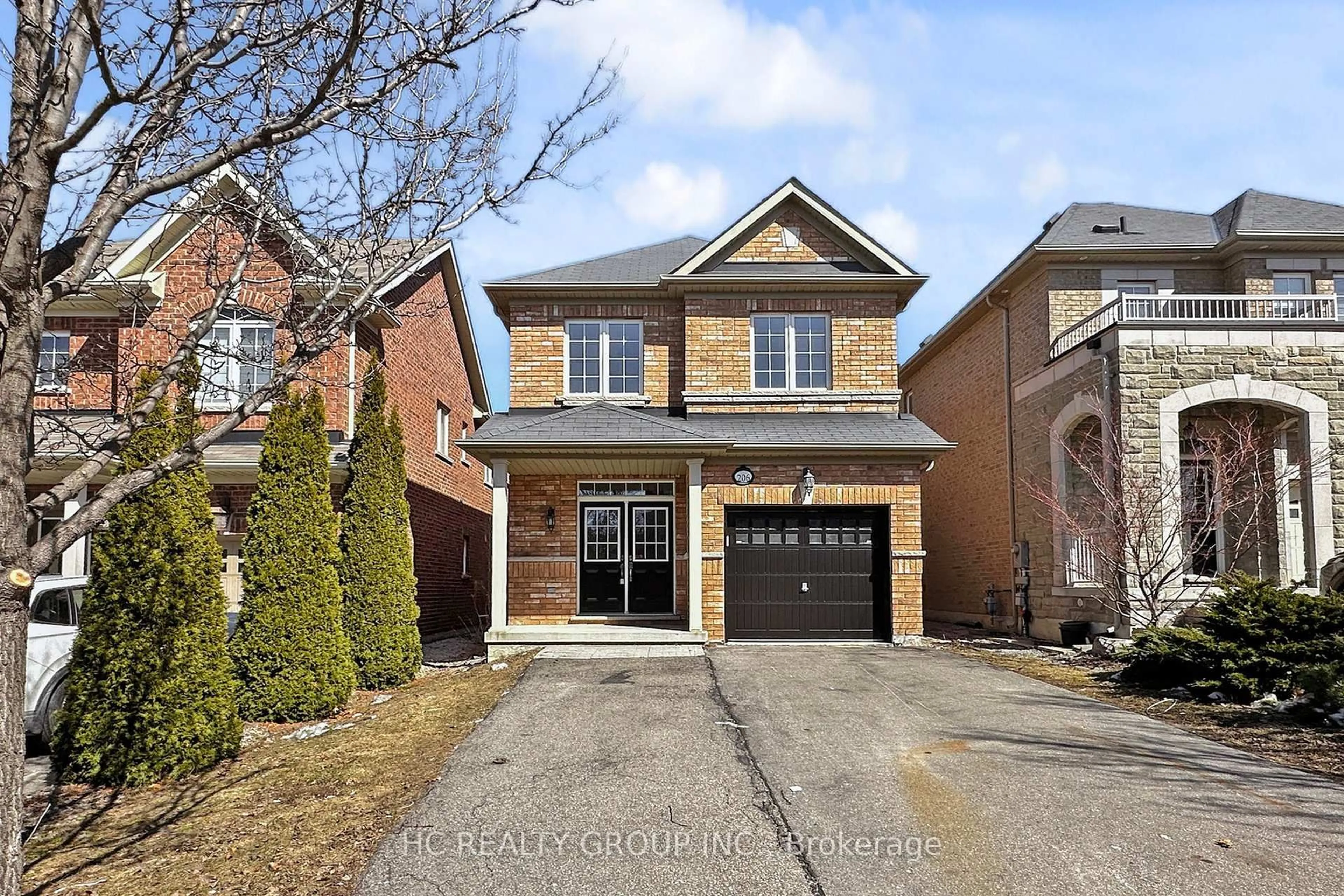 Home with brick exterior material, street for 206 Wolf Creek Cres, Vaughan Ontario L6A 4C4