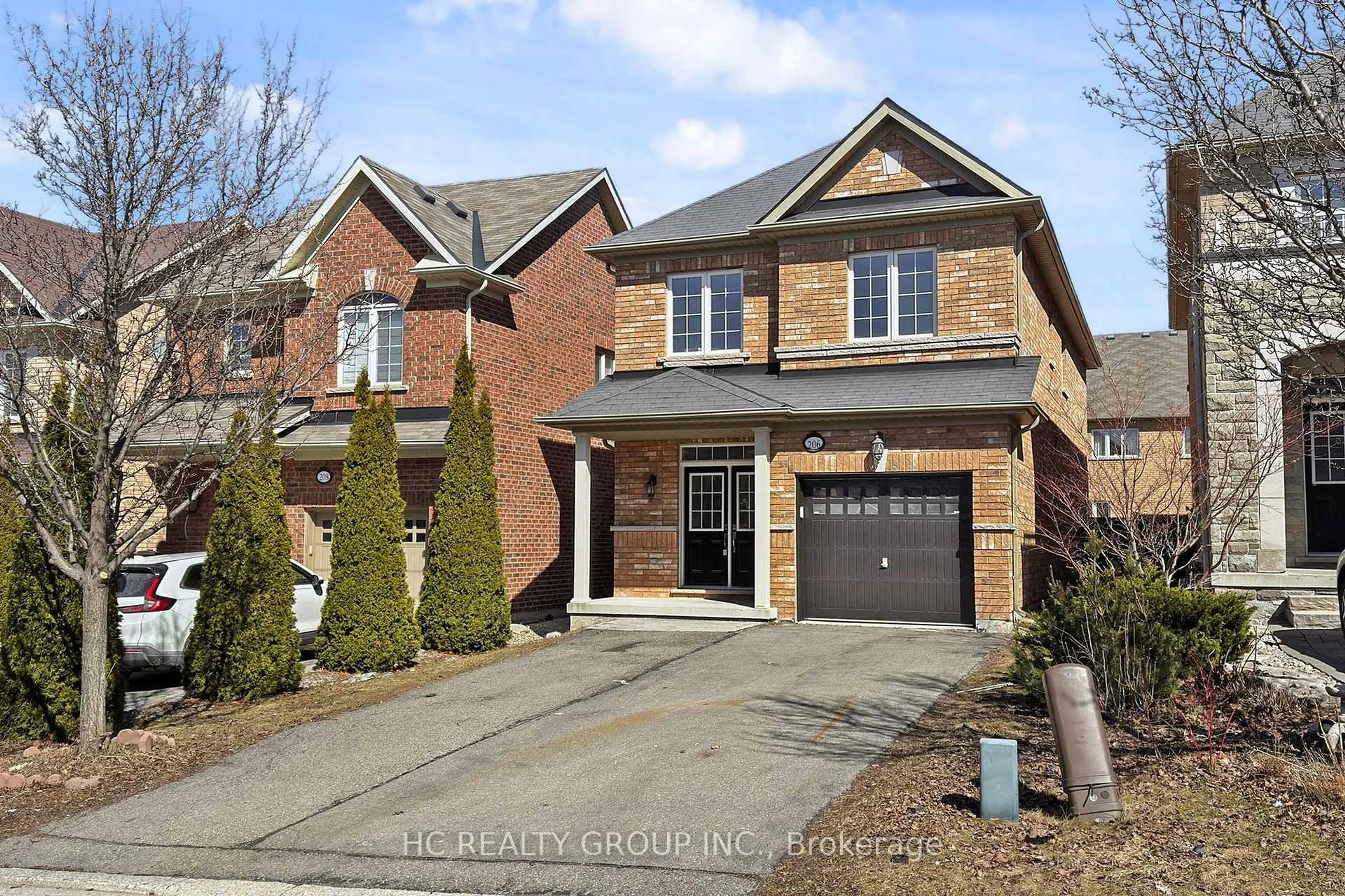 Home with brick exterior material, street for 206 Wolf Creek Cres, Vaughan Ontario L6A 4C4