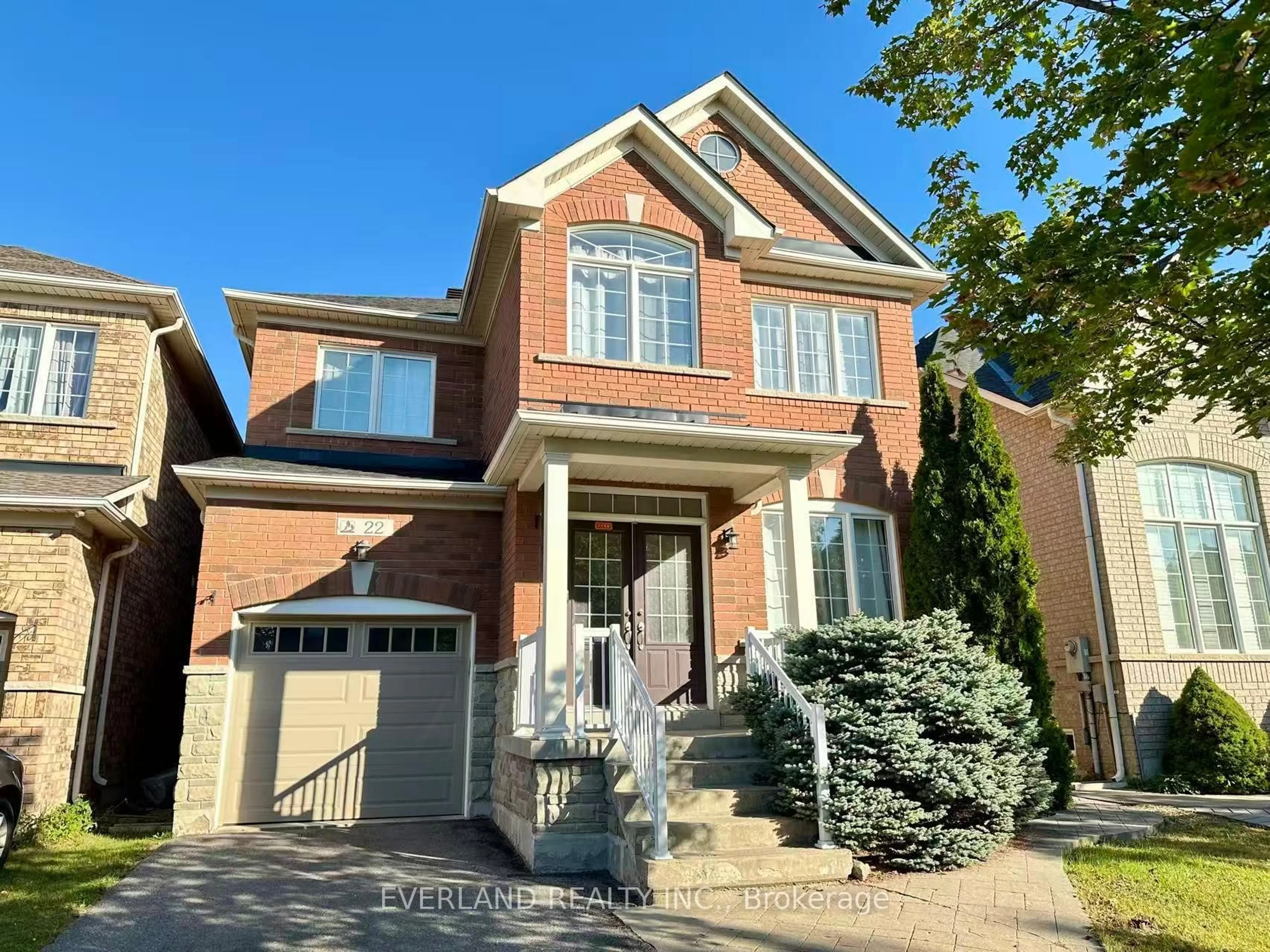 Home with brick exterior material, street for 22 Lundy Dr, Markham Ontario L6B 0G1