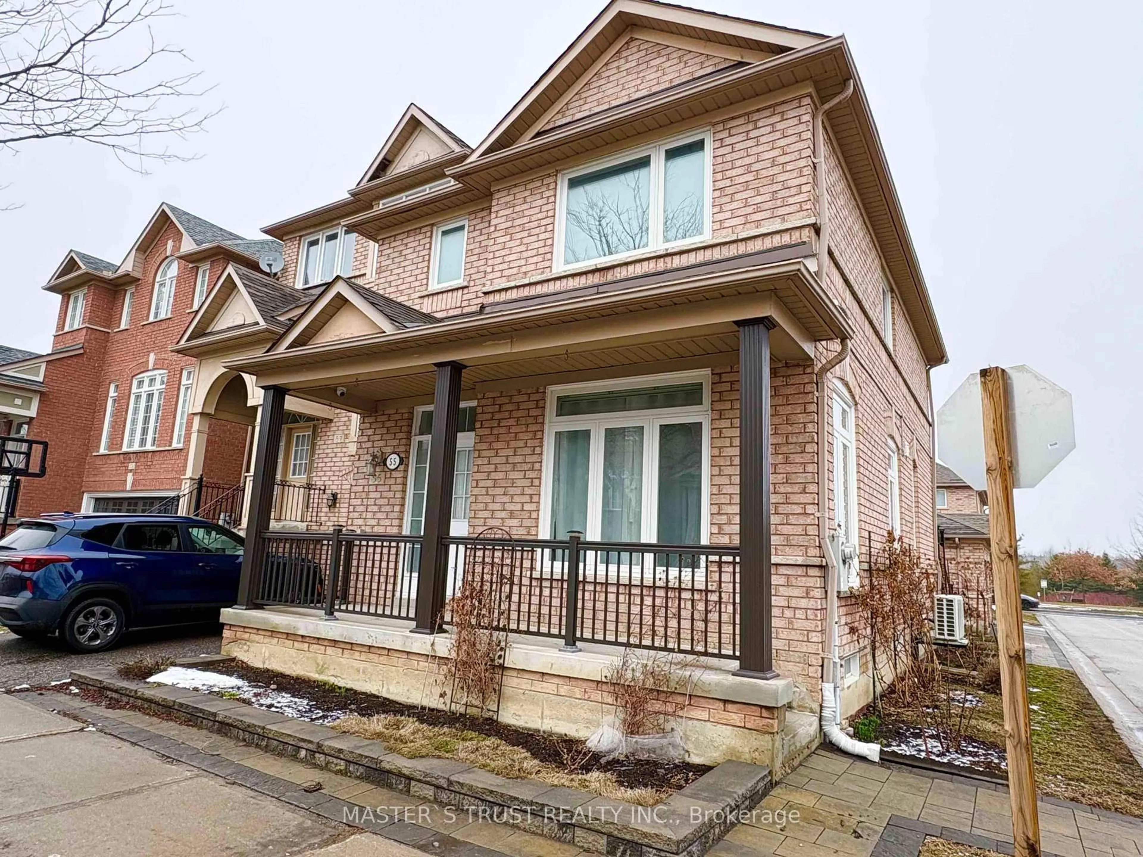 Home with brick exterior material, street for 55 Russell Hill Rd, Markham Ontario L6C 2M5