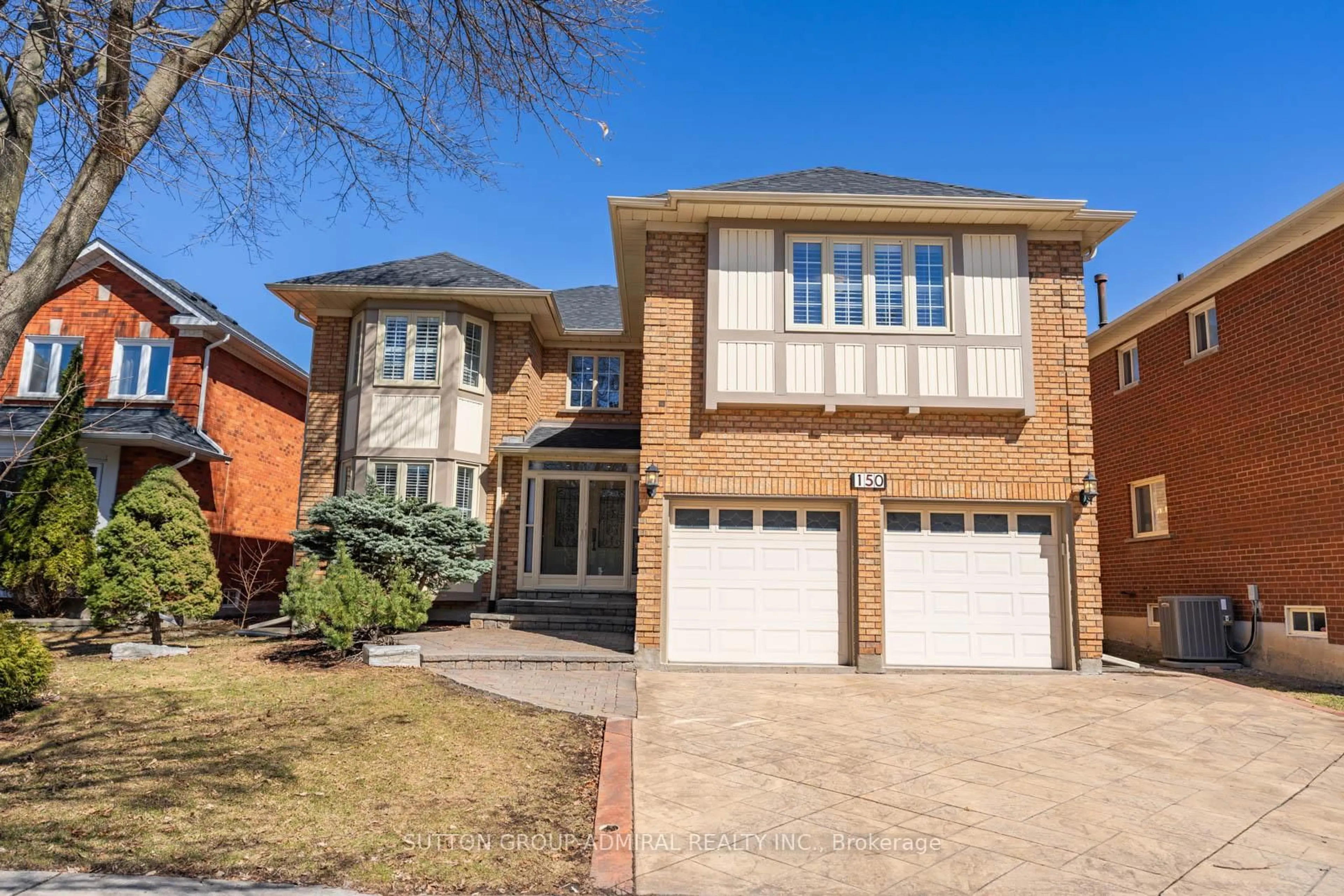 Home with brick exterior material, street for 150 Rockwood Cres, Vaughan Ontario L4J 7W1