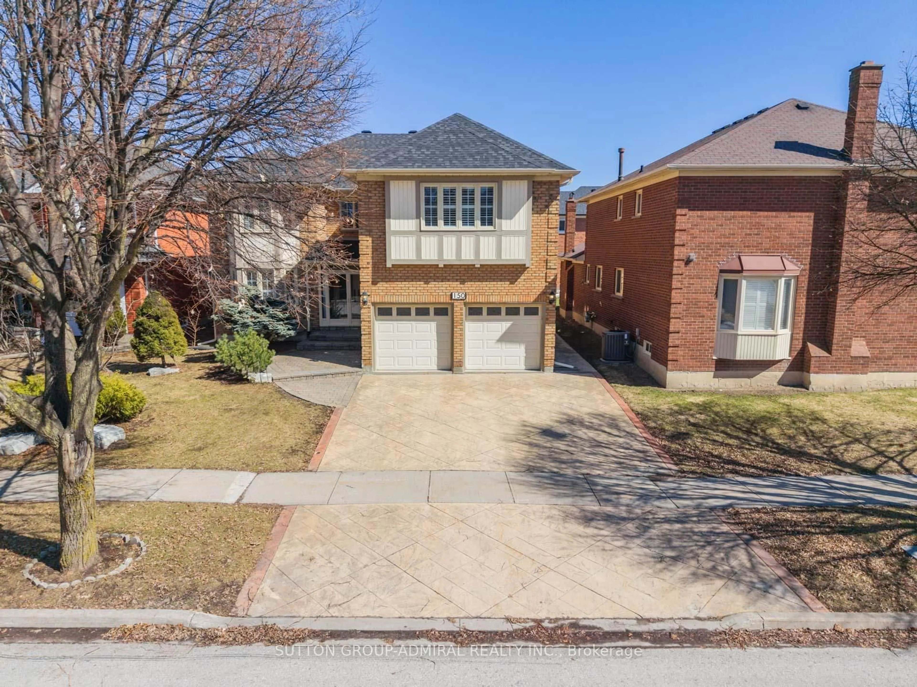 Home with brick exterior material, street for 150 Rockwood Cres, Vaughan Ontario L4J 7W1