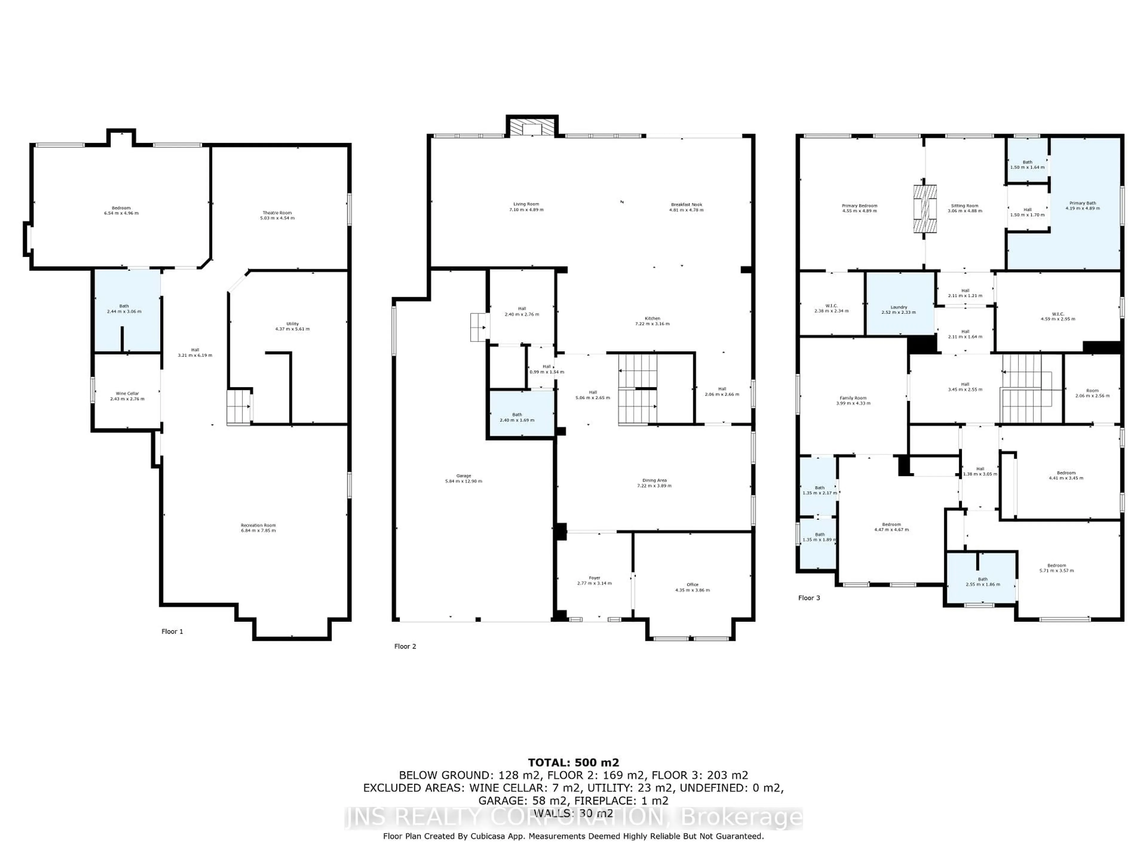 Floor plan for 247 Reg Harrison Tr, Newmarket Ontario L3X 0M4