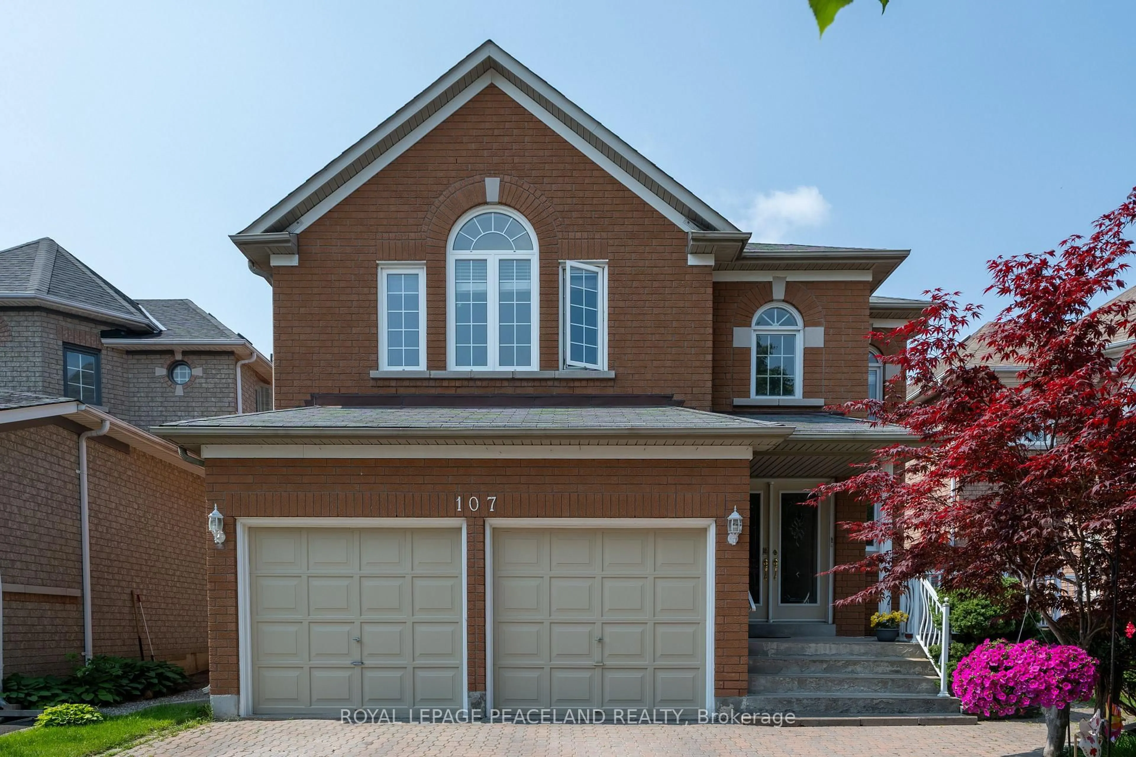 Home with brick exterior material, street for 107 Quince Cres, Markham Ontario L3S 3T7
