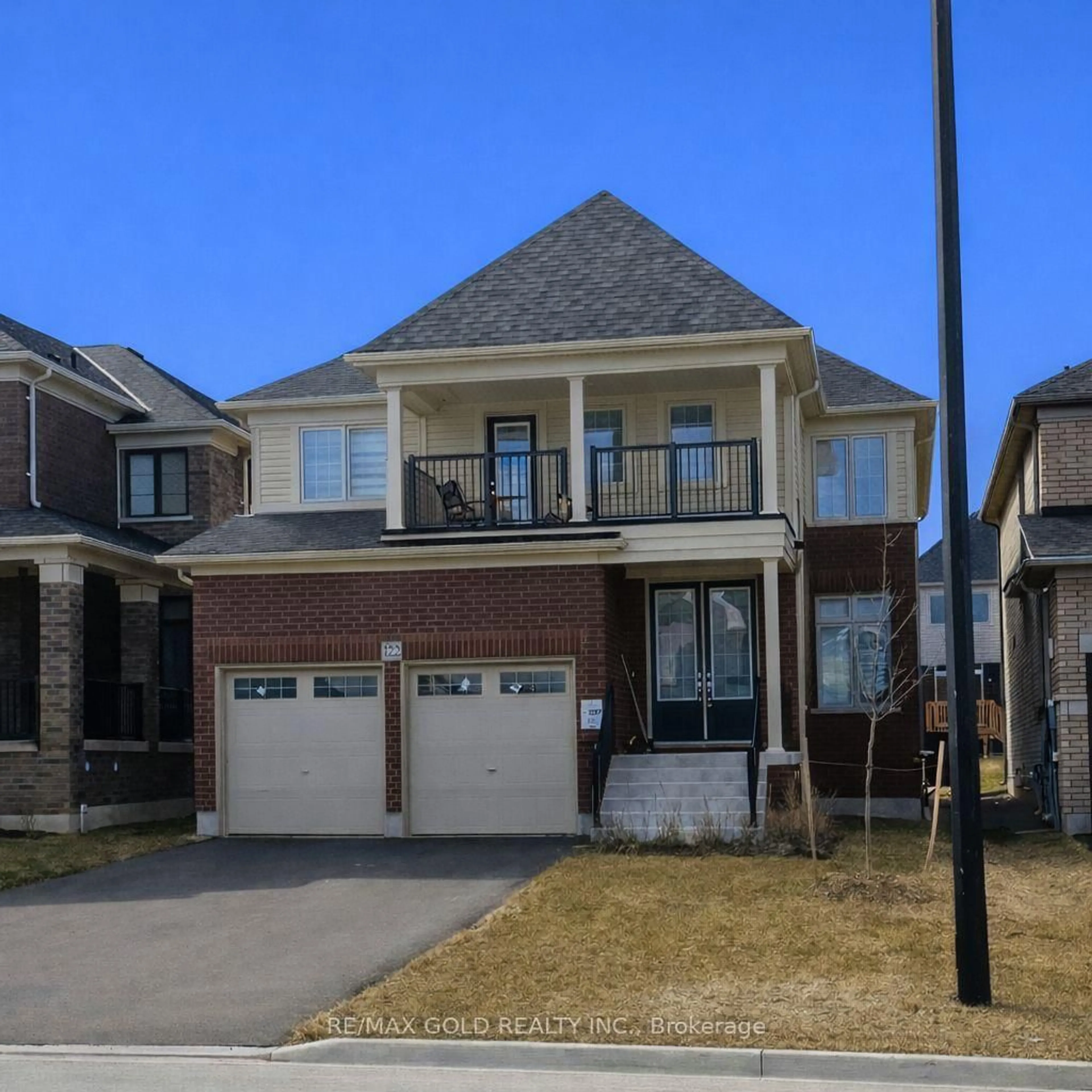 Home with brick exterior material, street for 122 Bluebird Blvd, Adjala-Tosorontio Ontario L0G 1W0