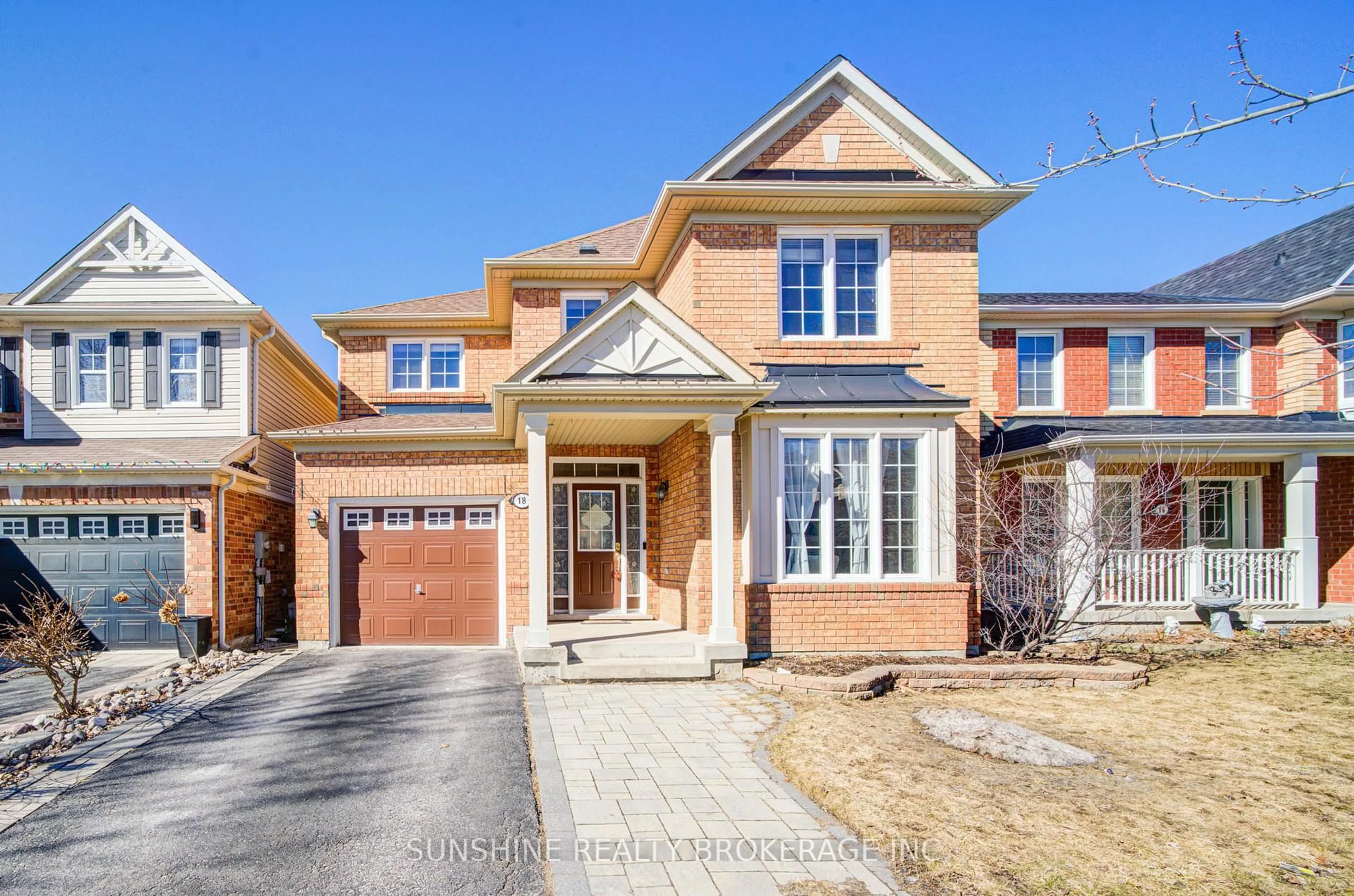 Home with brick exterior material, street for 18 Myron St, Whitchurch-Stouffville Ontario L4A 0M1
