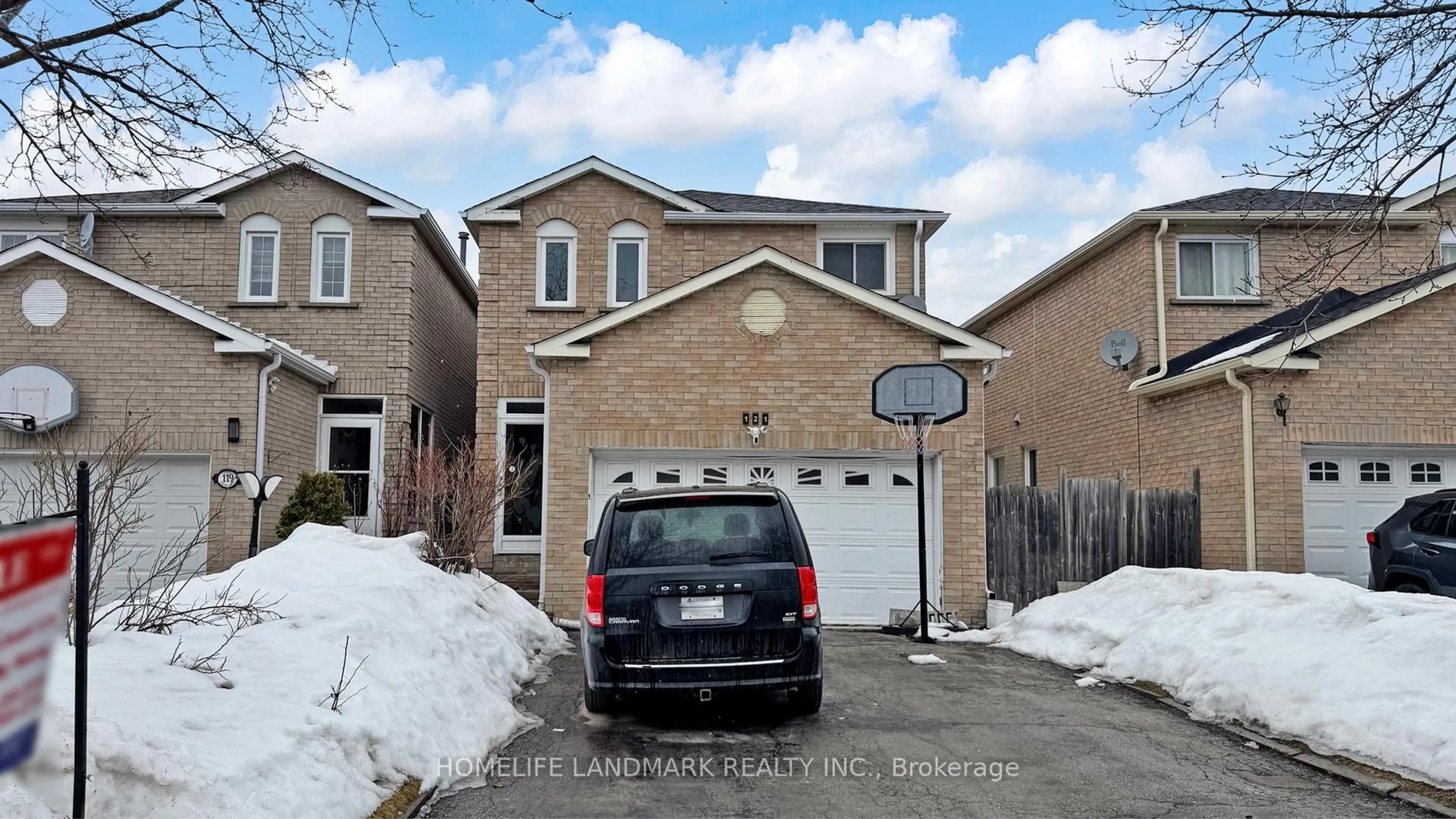 Home with brick exterior material, street for 121 Digby Cres, Markham Ontario L3R 7H4