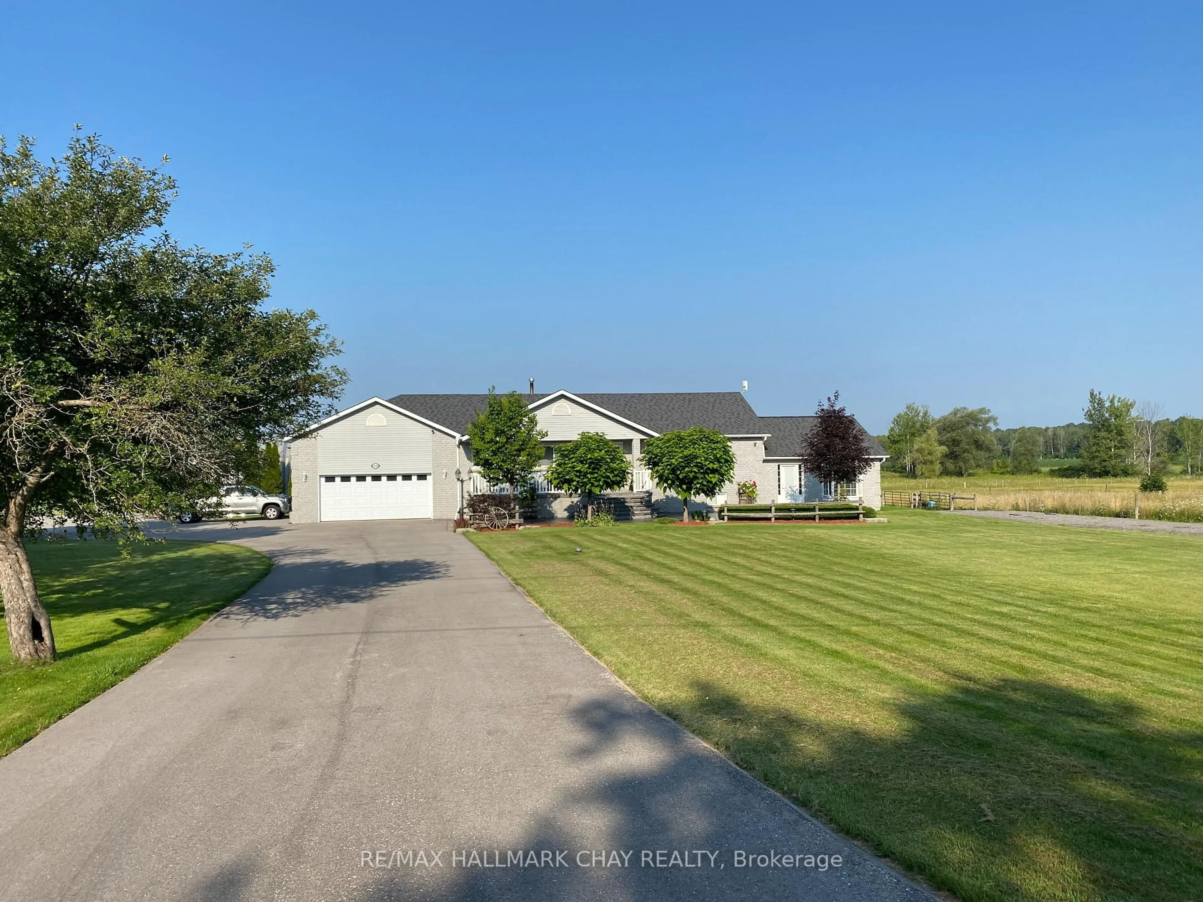 A pic from outside/outdoor area/front of a property/back of a property/a pic from drone, water/lake/river/ocean view for 24518 Mccowan Rd, Georgina Ontario L0E 1R0