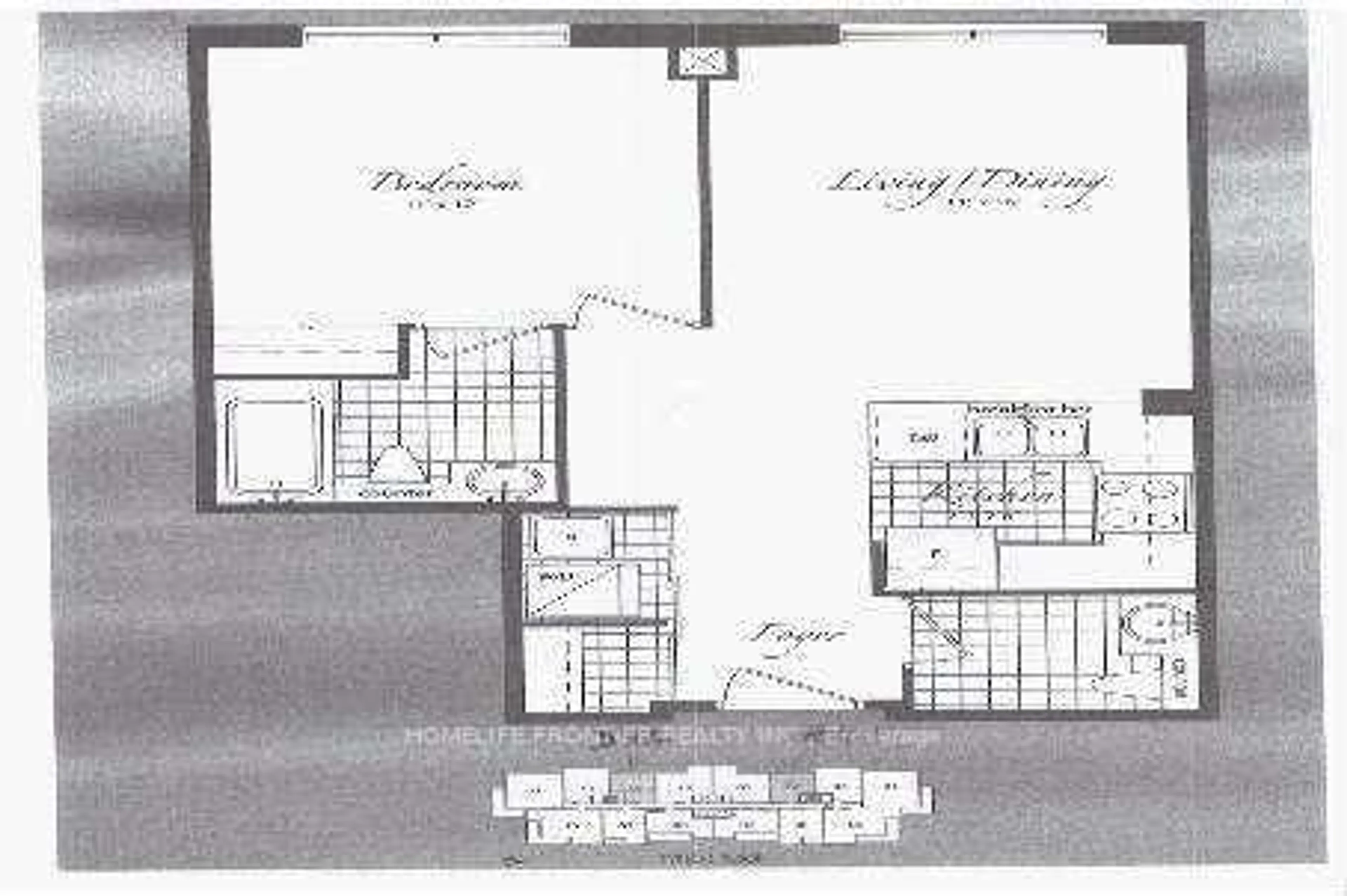 Floor plan for 9245 Jane St #514, Vaughan Ontario L6A 0J9