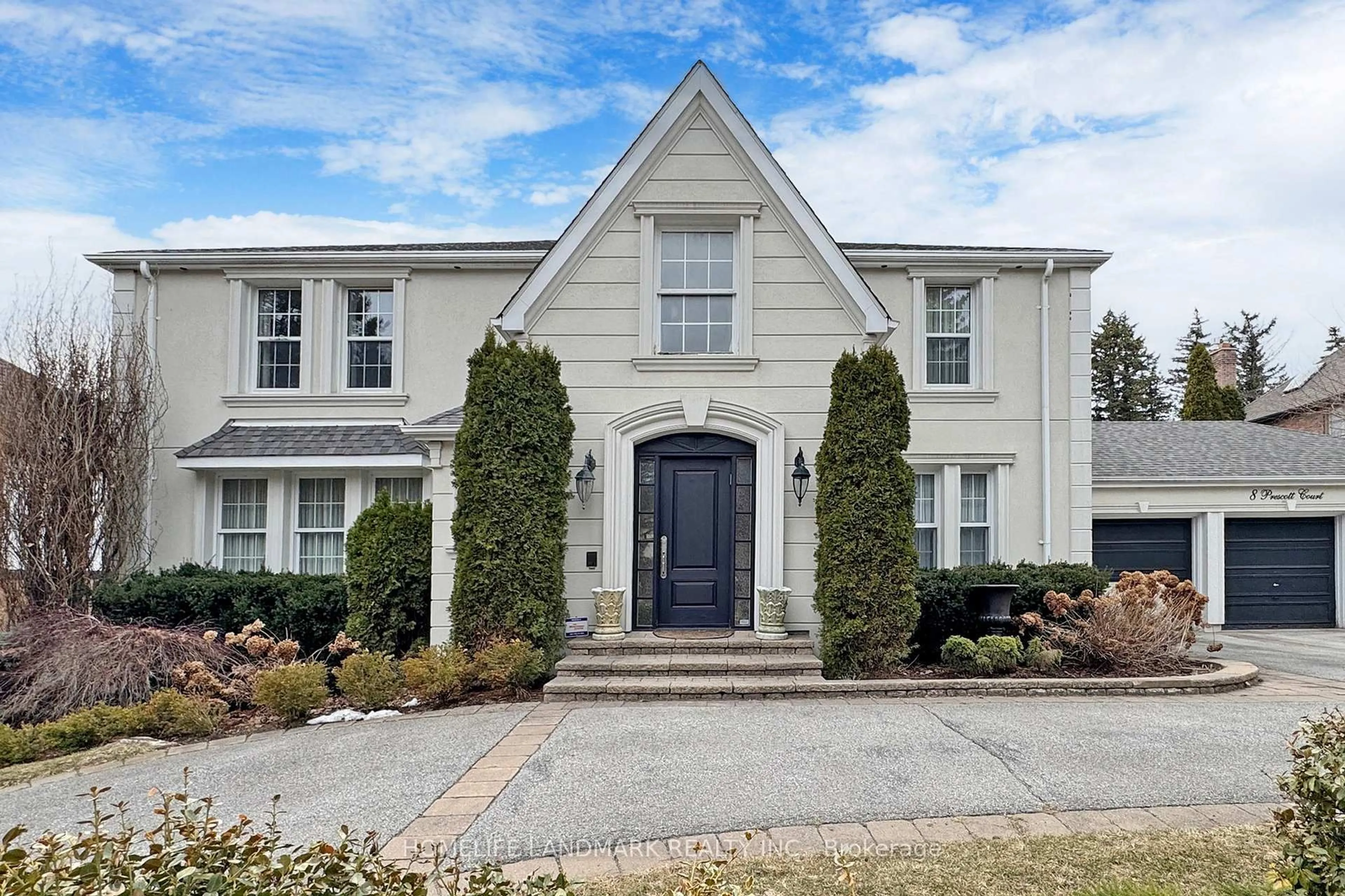 Home with brick exterior material, street for 8 Prescott Crt, Markham Ontario L3T 5W7