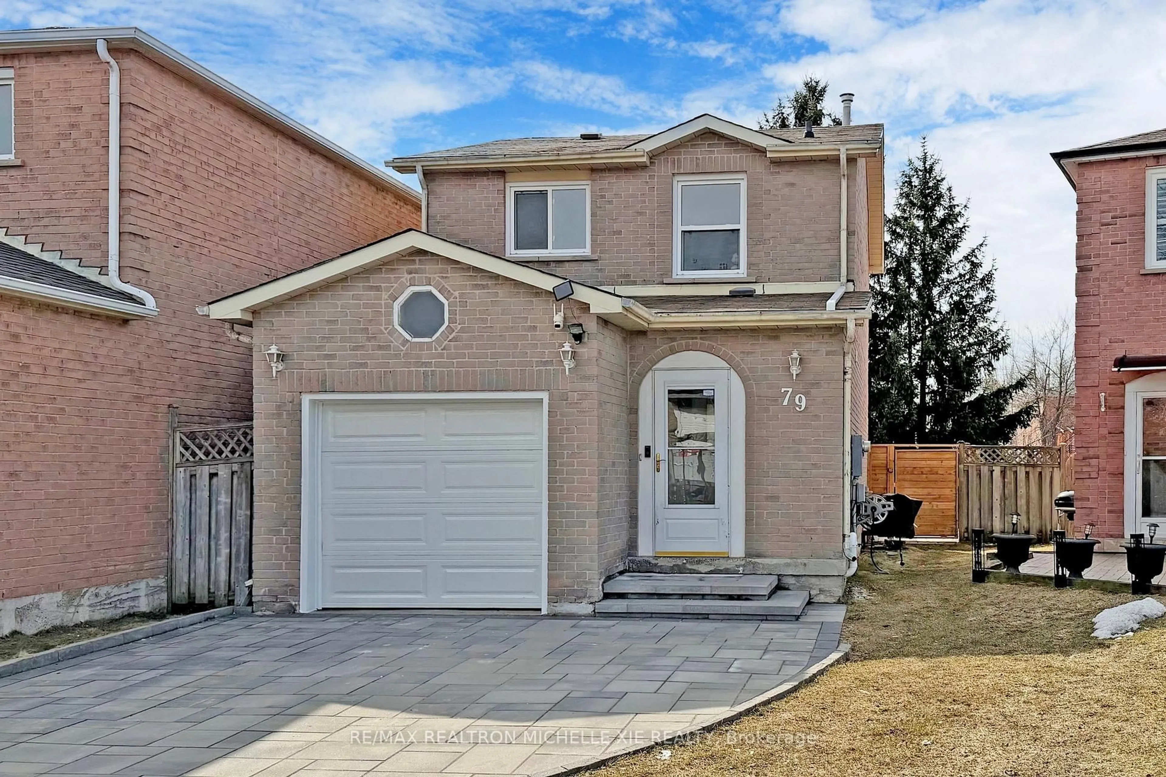 Home with brick exterior material, street for 79 Galbraith Cres, Markham Ontario L3S 1J4