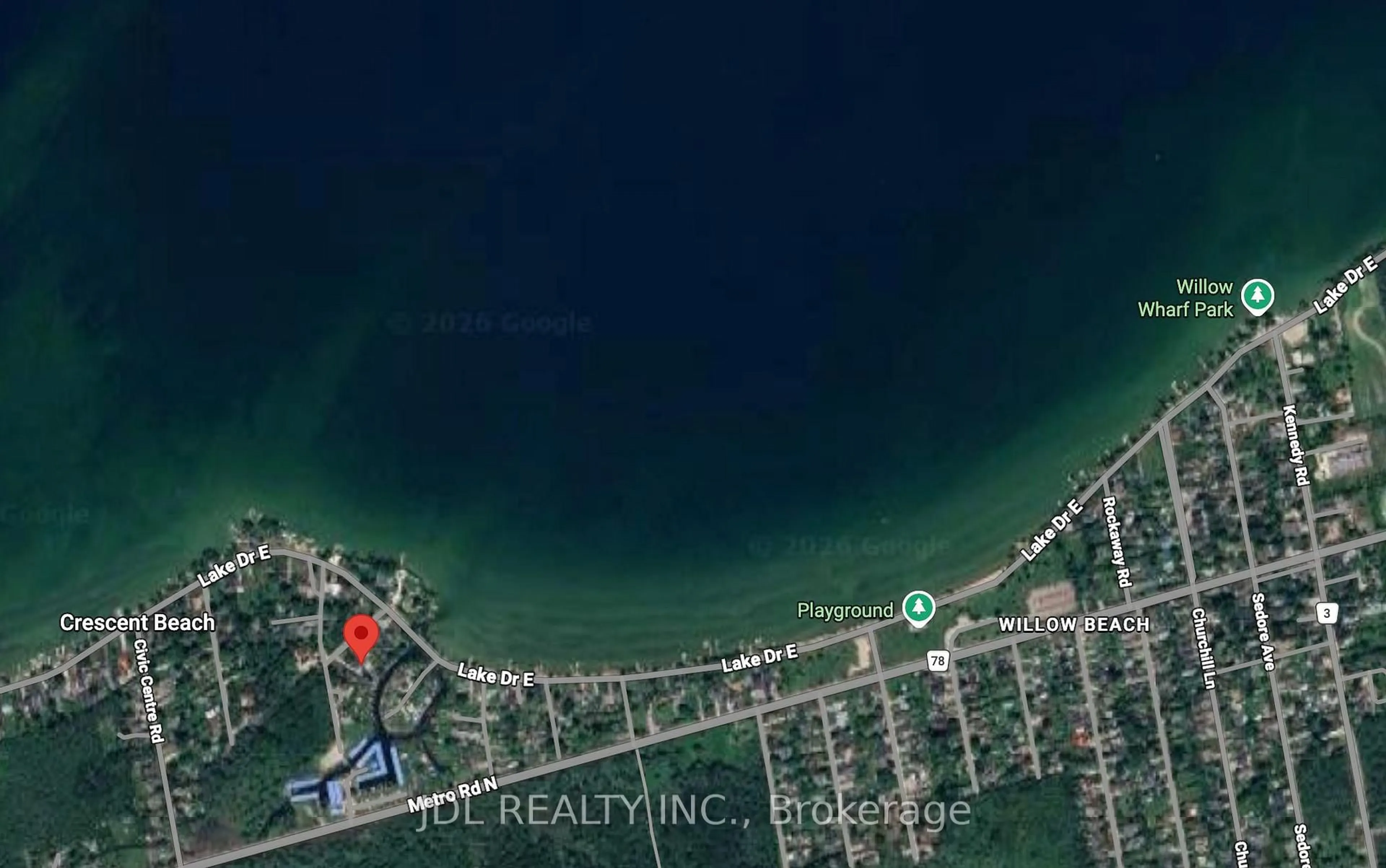 Picture of a map for 11 Red Robin Rd, Georgina Ontario L4P 3E9