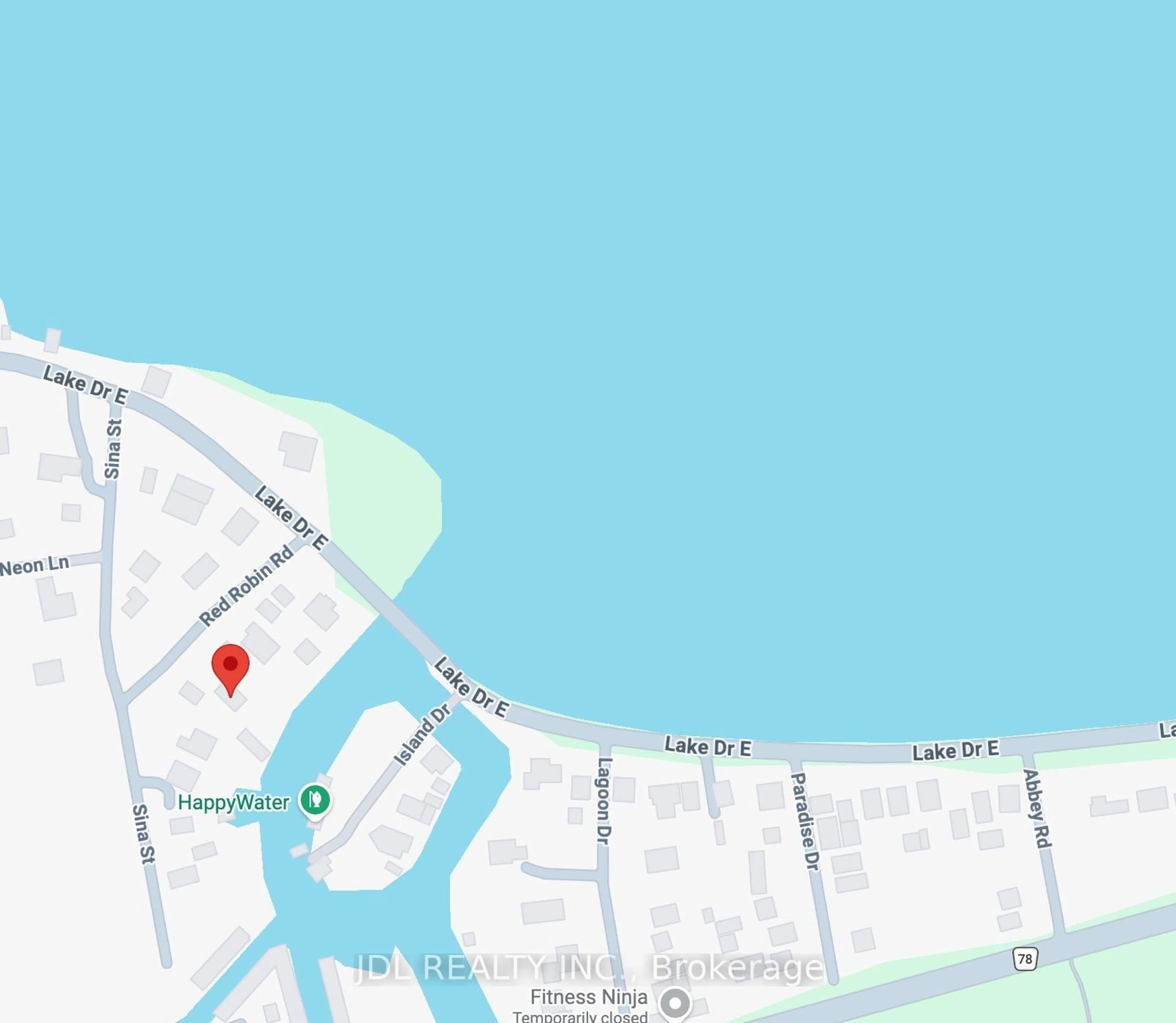 Picture of a map for 11 Red Robin Rd, Georgina Ontario L4P 3E9