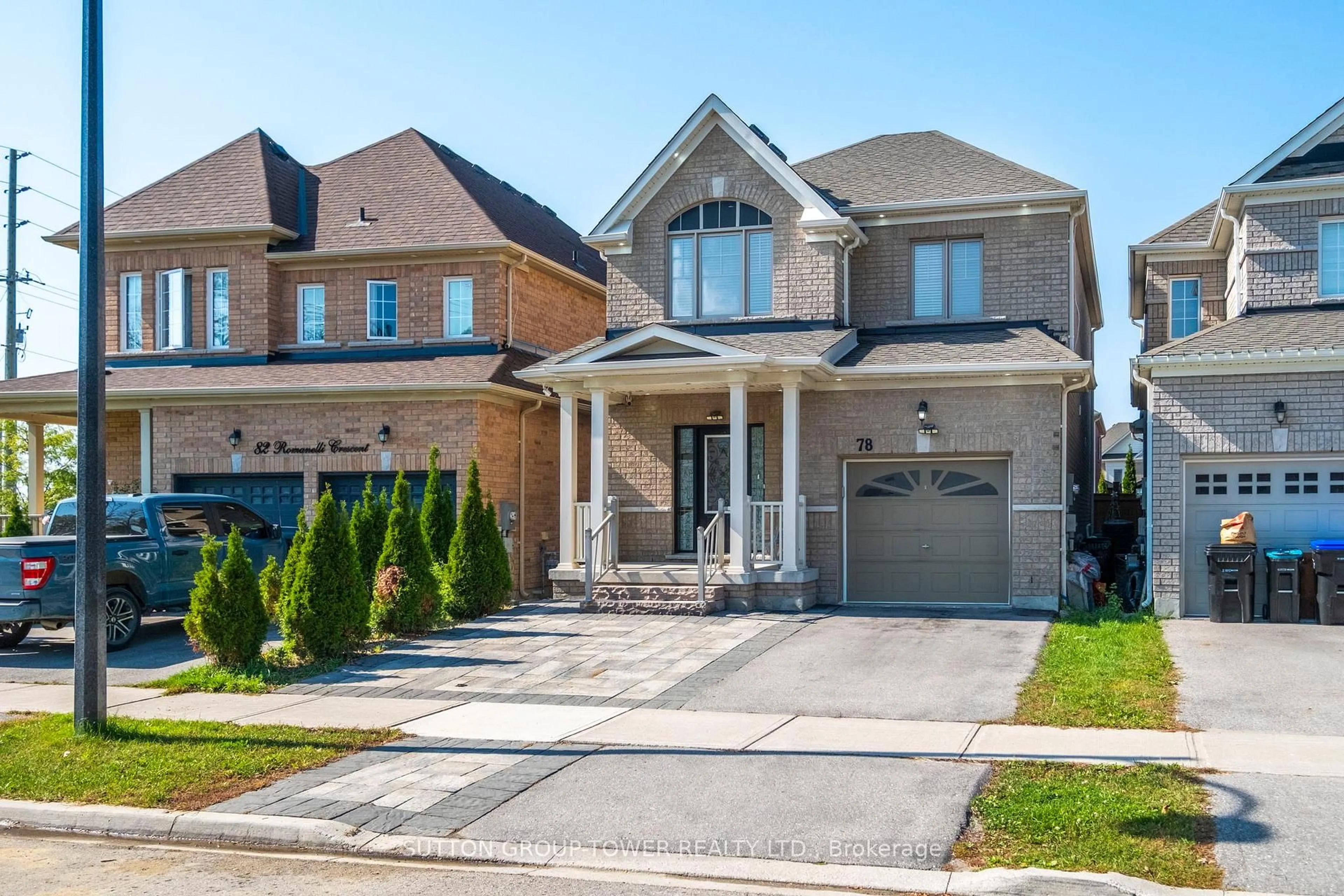 Home with brick exterior material, street for 78 Romanelli Cres, Bradford West Gwillimbury Ontario L3Z 0X7