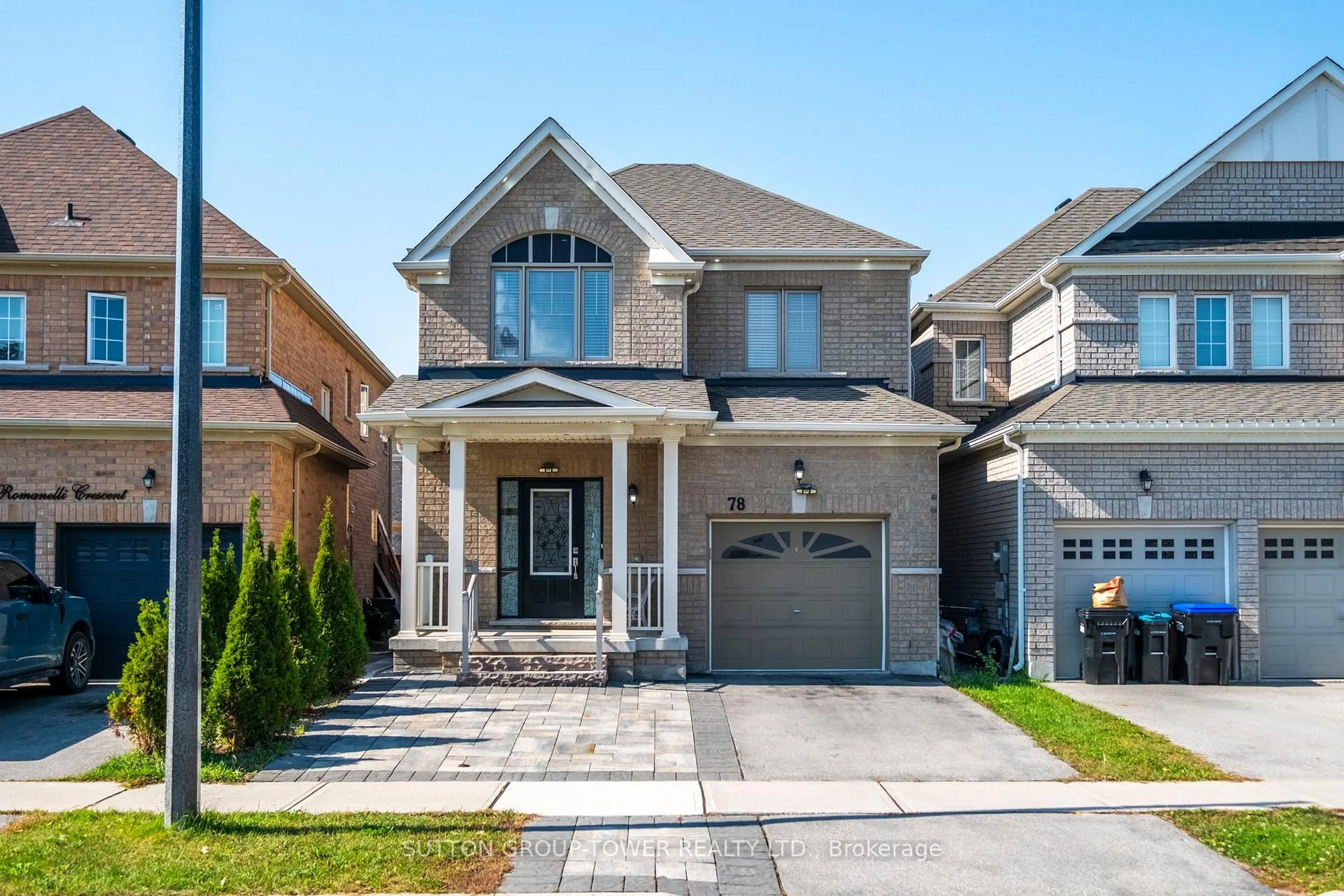 Home with brick exterior material, street for 78 Romanelli Cres, Bradford West Gwillimbury Ontario L3Z 0X7