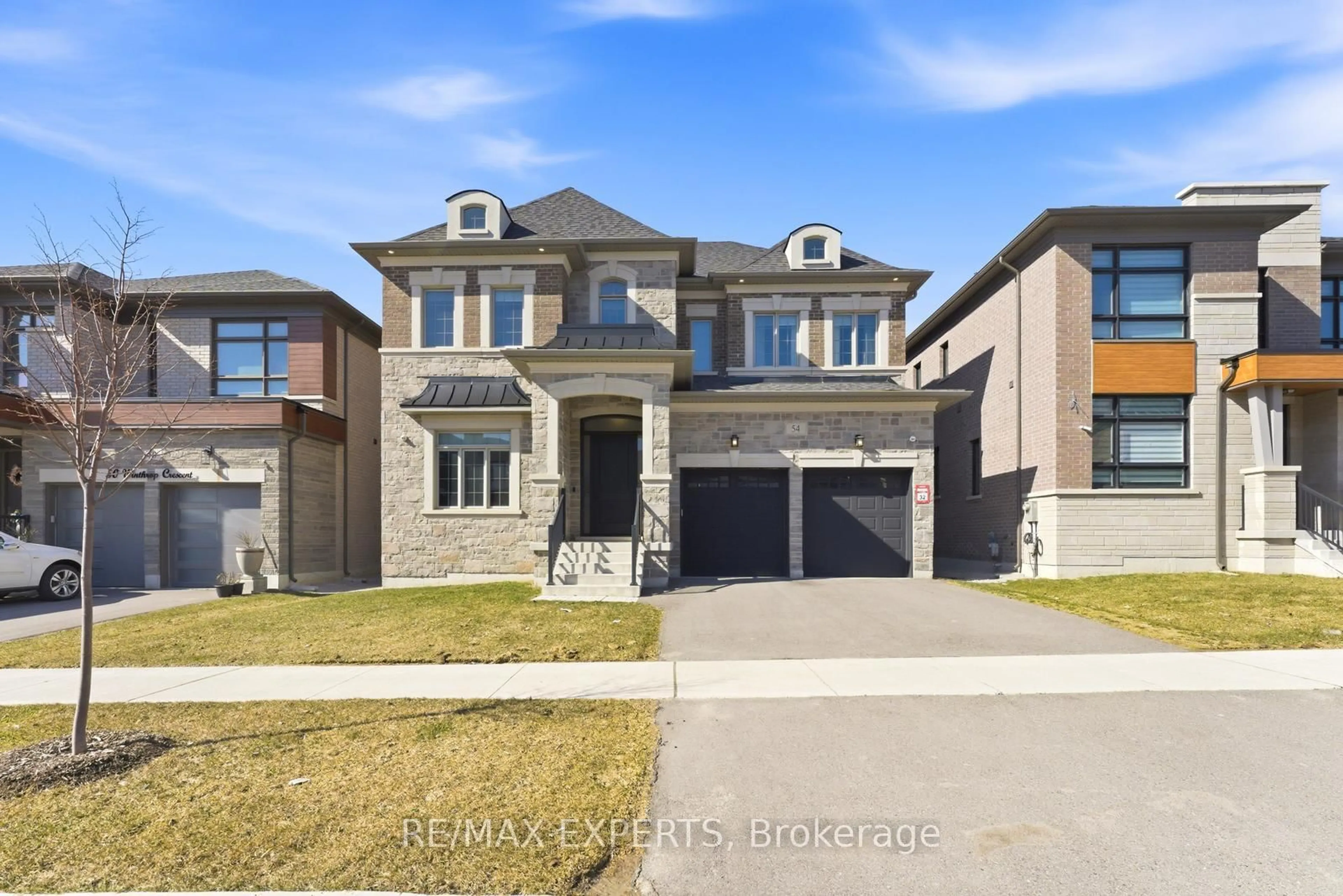 Home with brick exterior material, street for 54 Winthrop Cres, Vaughan Ontario L3L 0E5