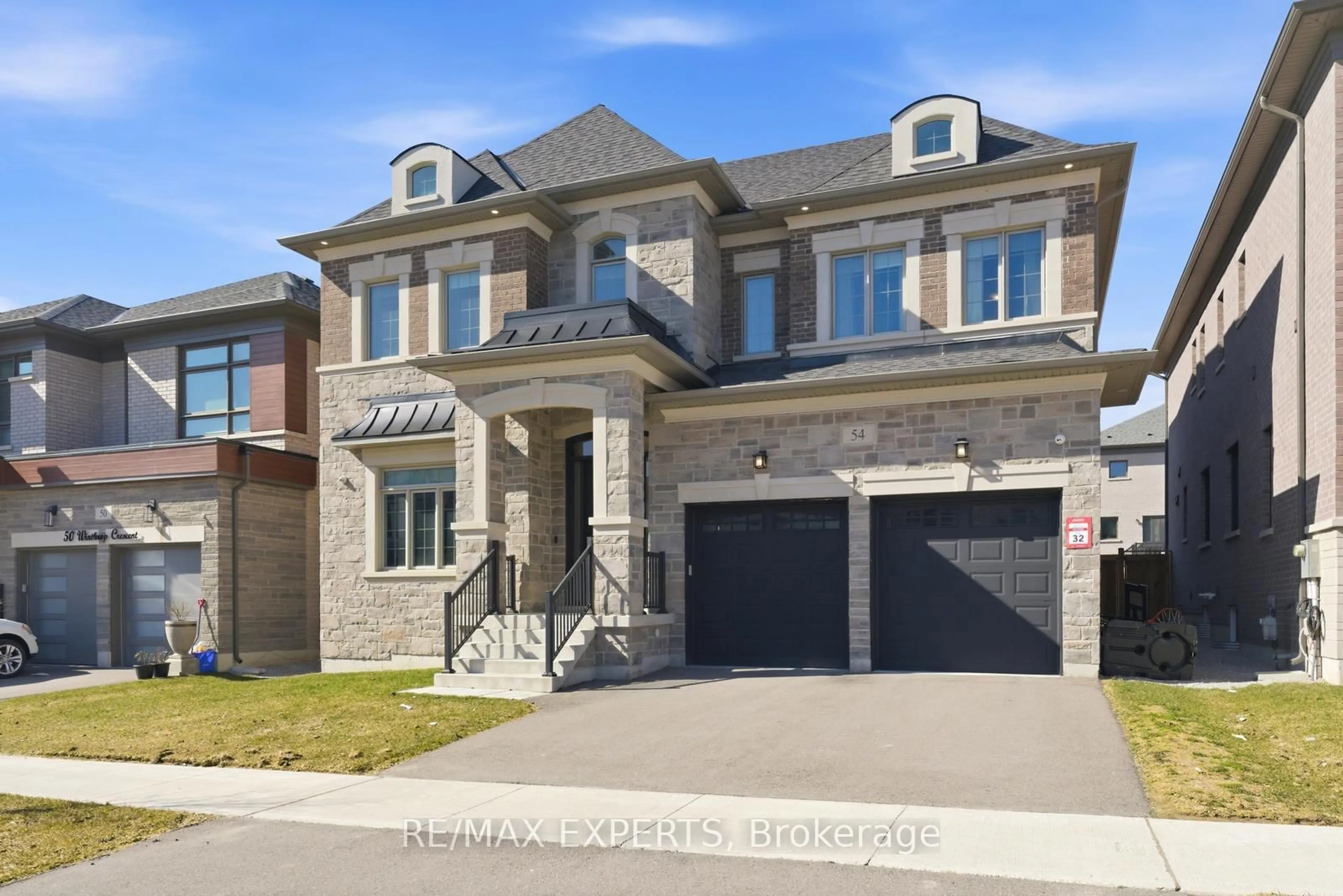 Home with brick exterior material, street for 54 Winthrop Cres, Vaughan Ontario L3L 0E5