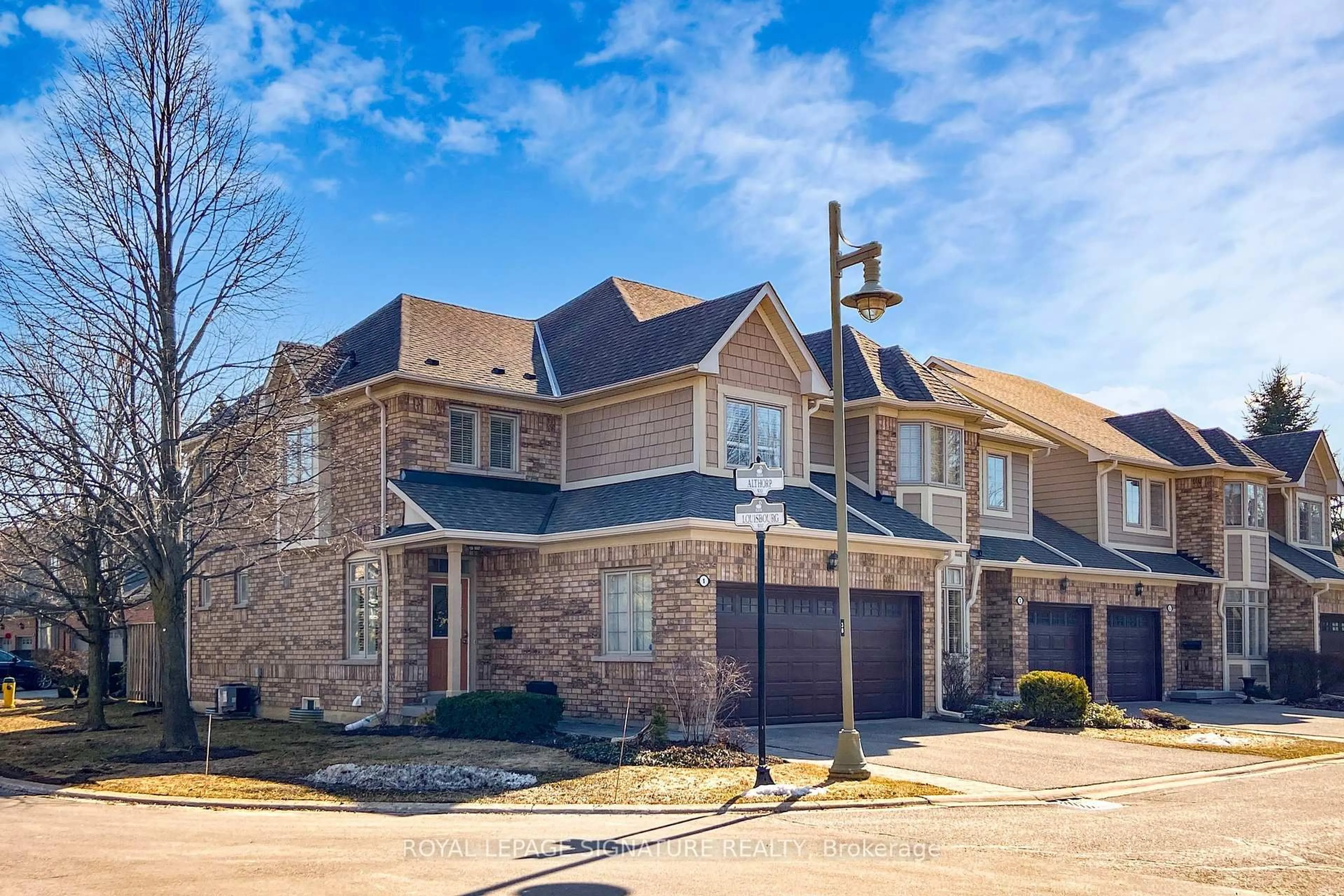 Home with brick exterior material, street for 1 Althorp Way, Markham Ontario L6E 2A2