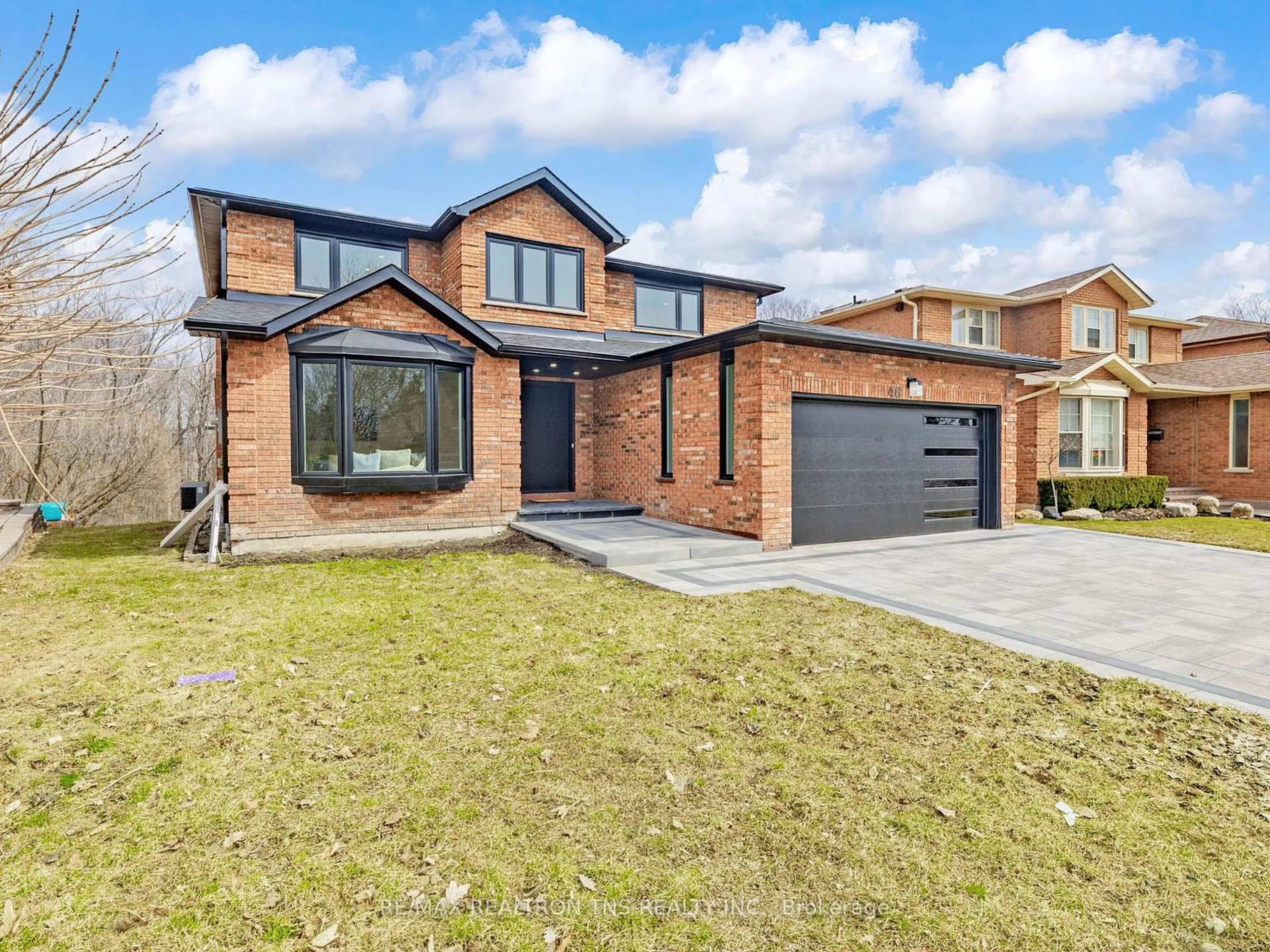 Home with brick exterior material, street for 46 Sycamore Dr, Markham Ontario L3T 5V6
