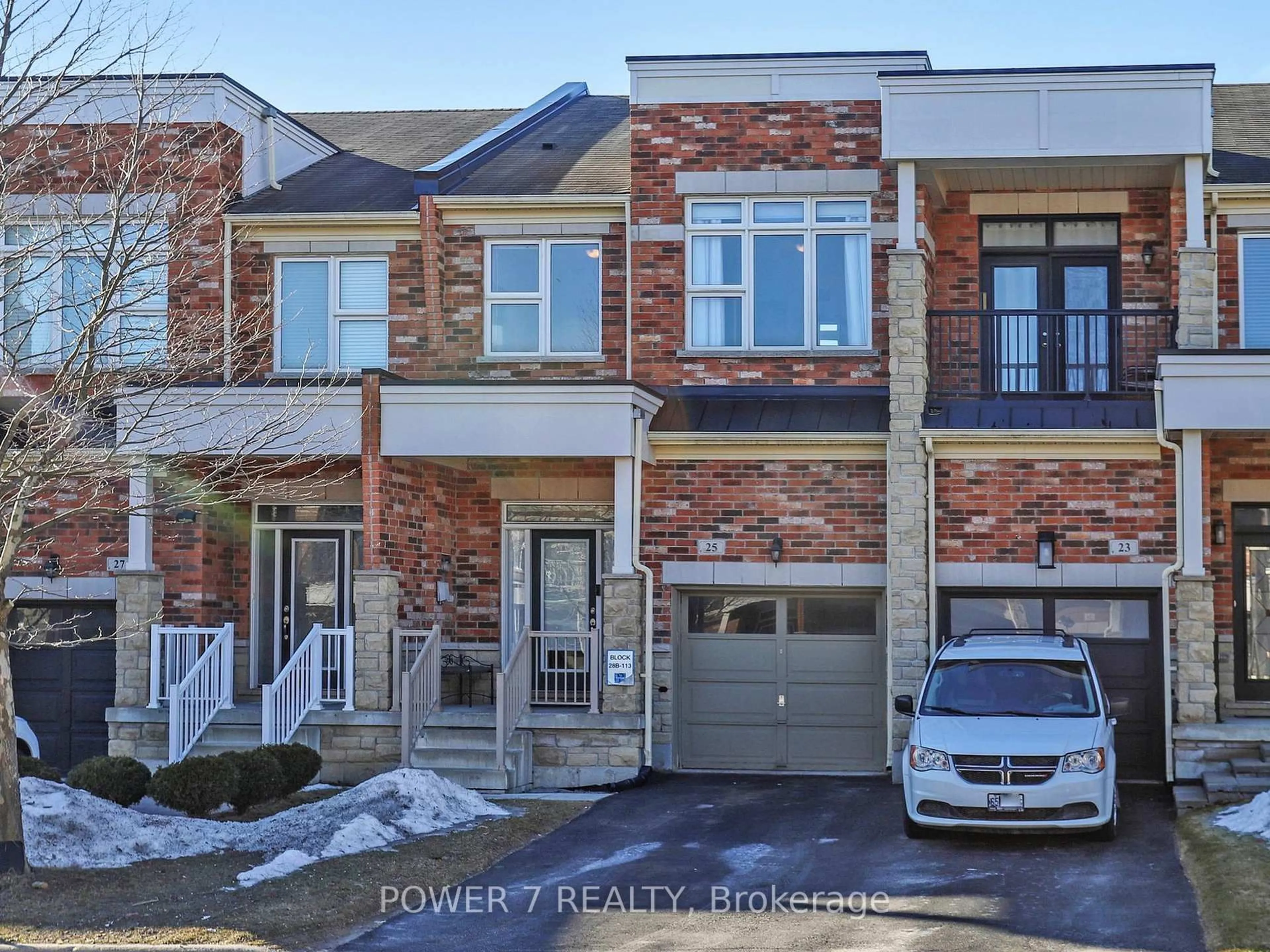 Home with brick exterior material, street for 25 Black Locust Dr, Markham Ontario L6E 0P8