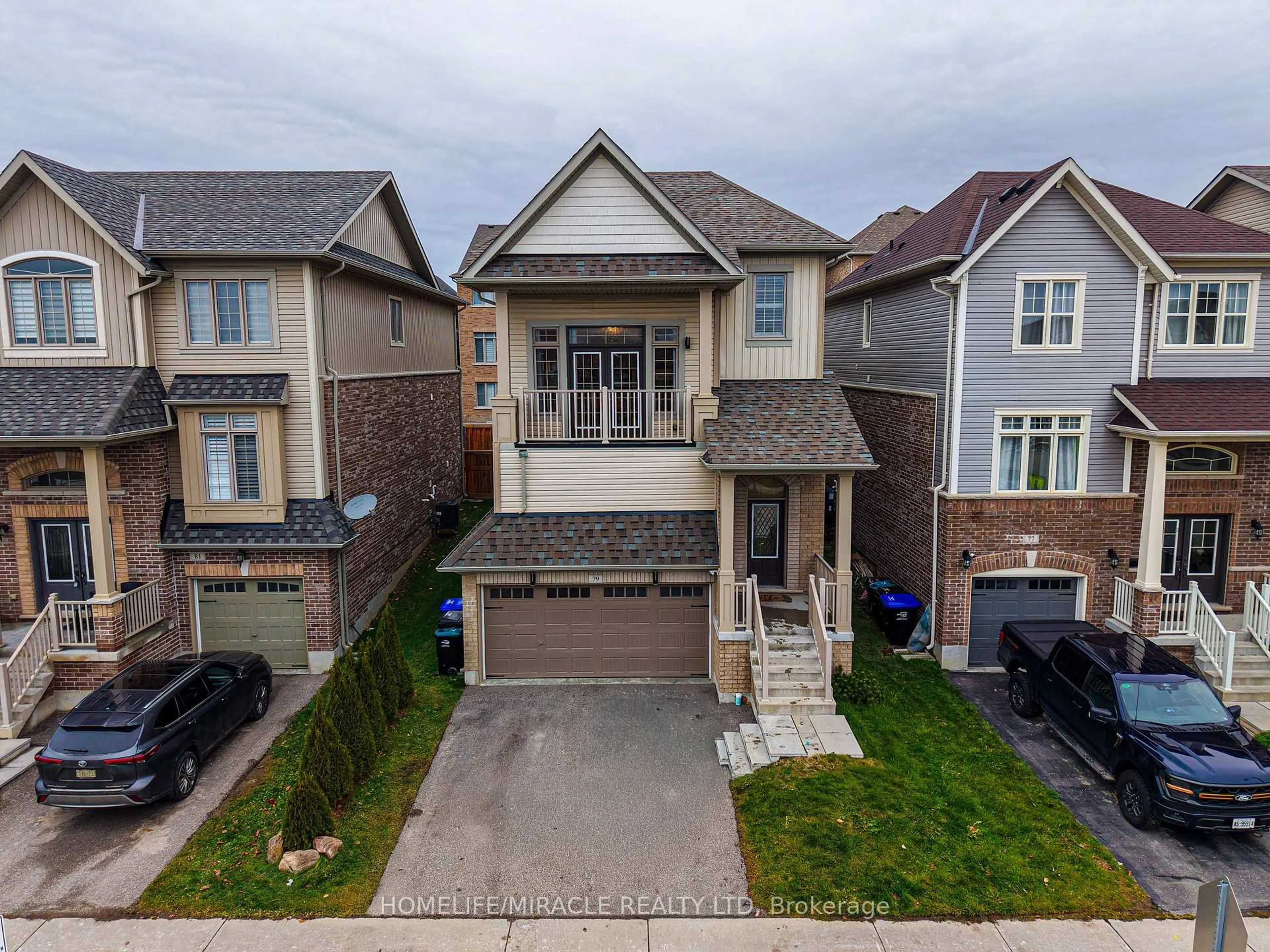 A pic from outside/outdoor area/front of a property/back of a property/a pic from drone, street for 79 Willoughby Way, New Tecumseth Ontario L9R 0P4