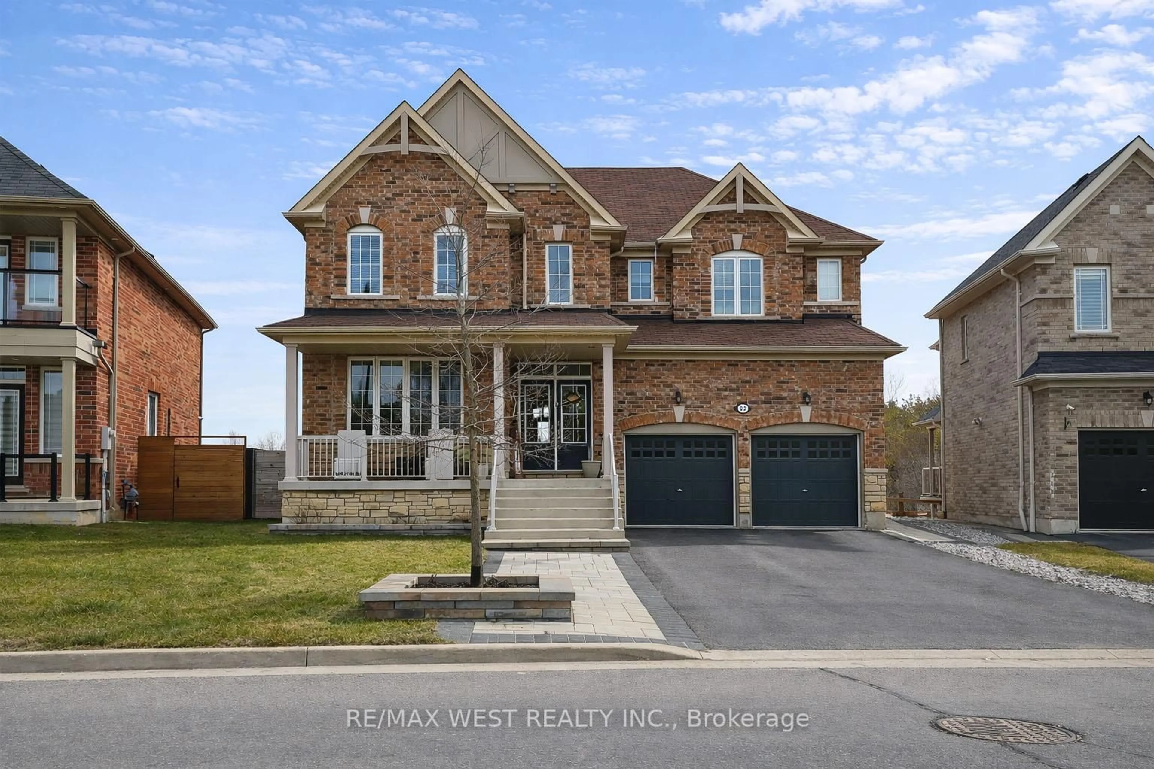 Home with brick exterior material, street for 23 Webb Tr, New Tecumseth Ontario L0G 1W0