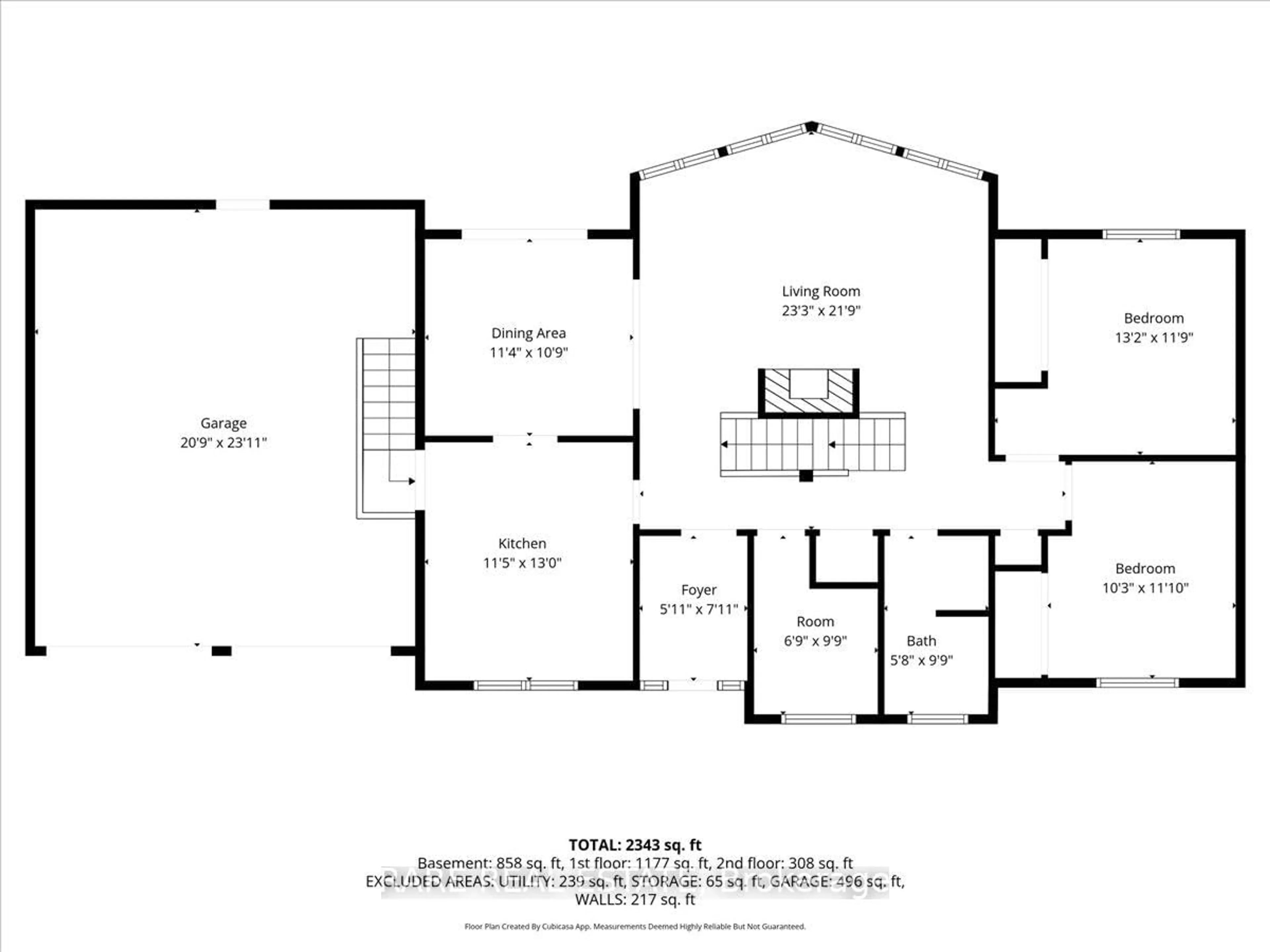 Floor plan for 3794 East St, Innisfil Ontario L9S 2L9
