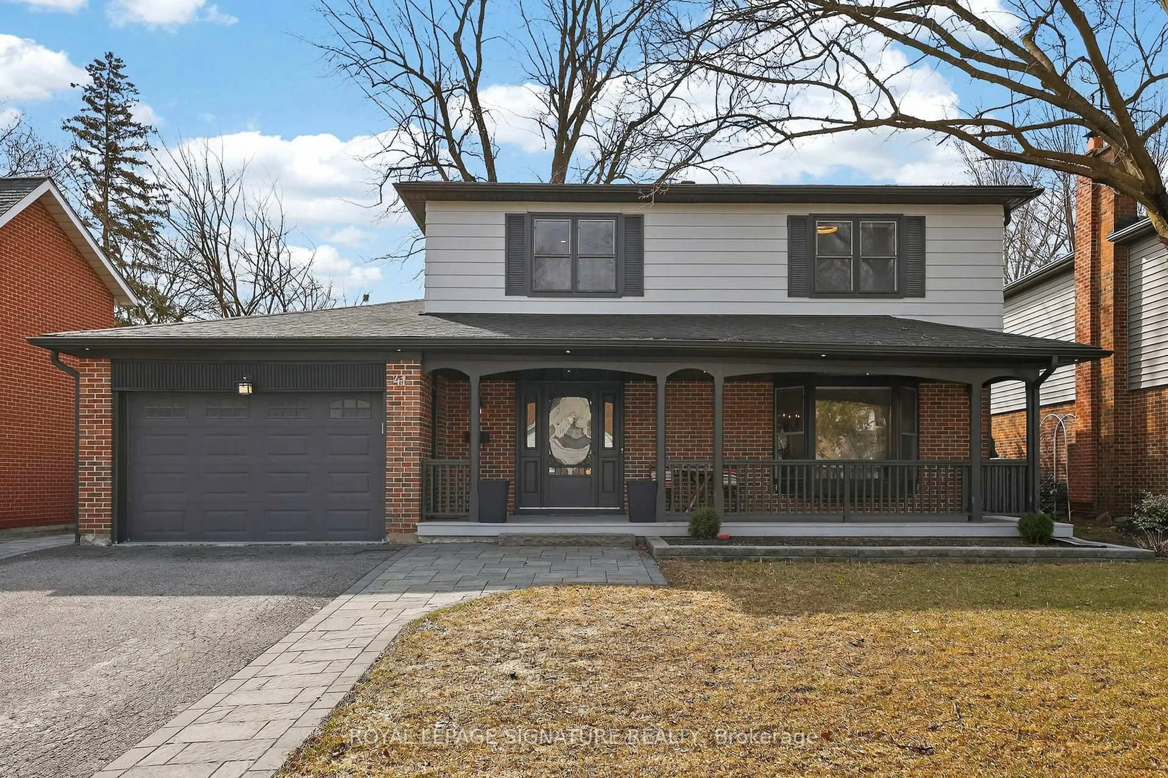 Home with brick exterior material, street for 41 Wild Cherry Lane, Markham Ontario L3T 3T3