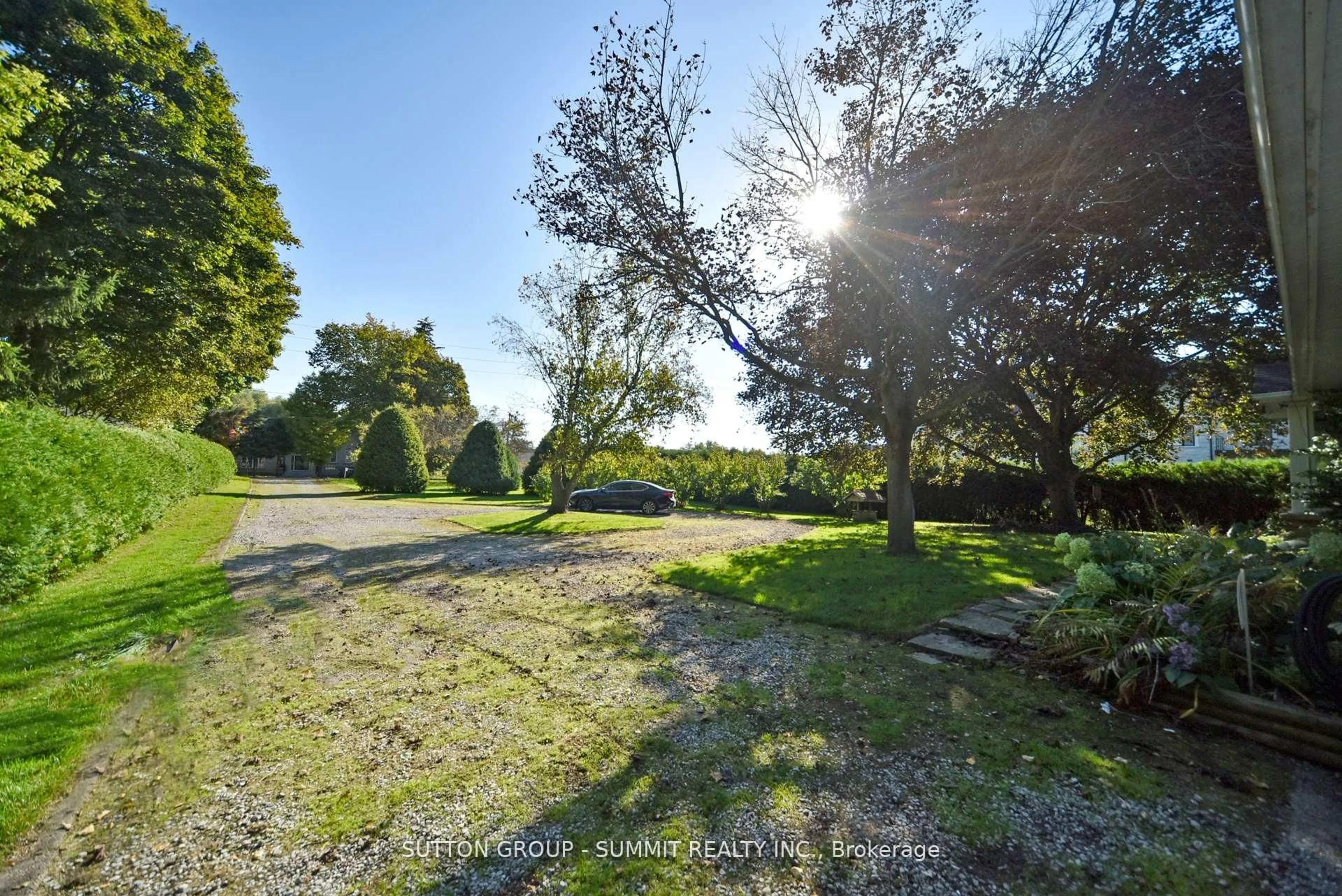 A pic from outside/outdoor area/front of a property/back of a property/a pic from drone, forest/trees view for 7658 NINTH Line, Markham Ontario L6B 1A8