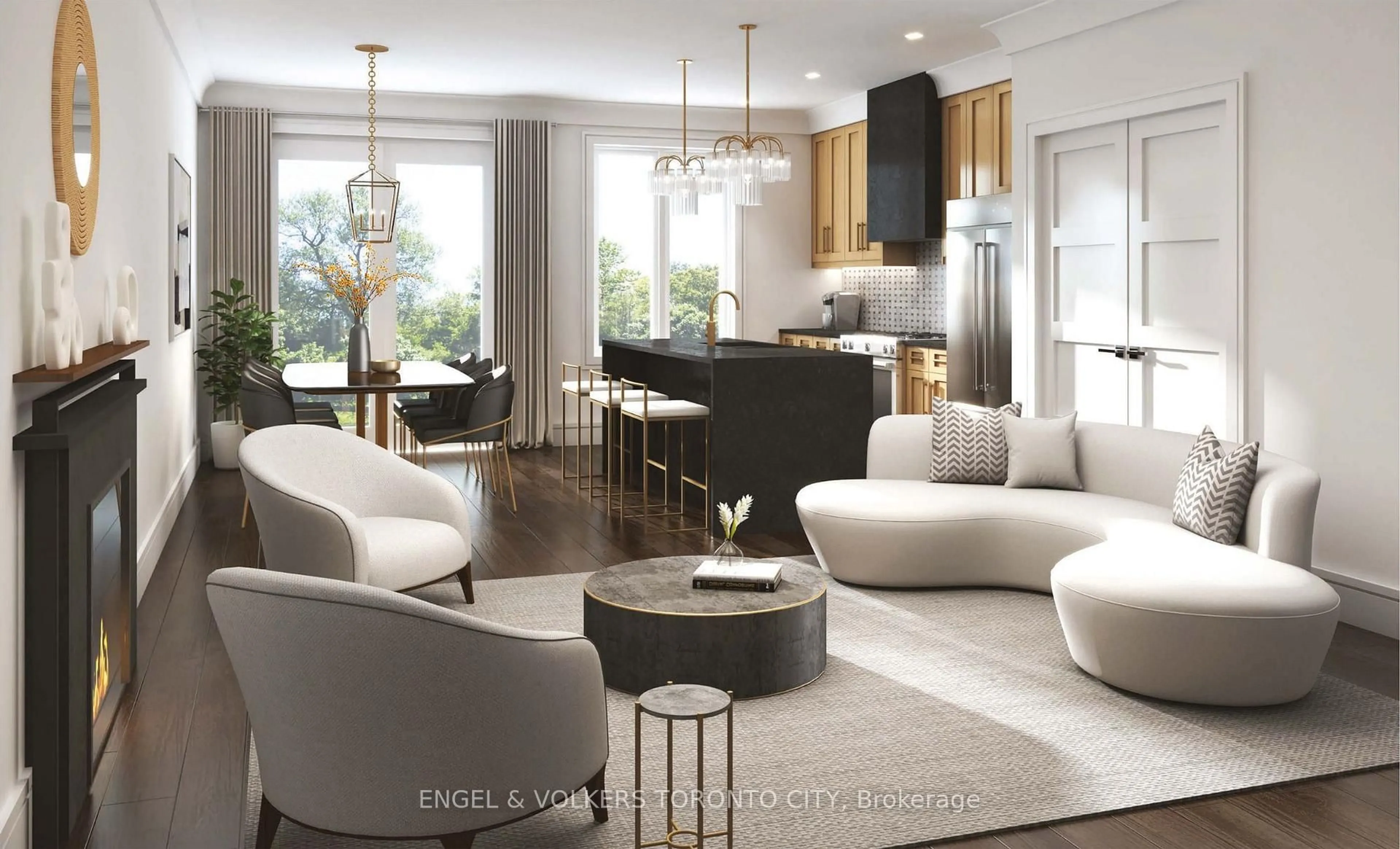 Living room with furniture, unknown for 136 Mumbai Dr, Markham Ontario L3S 0G5