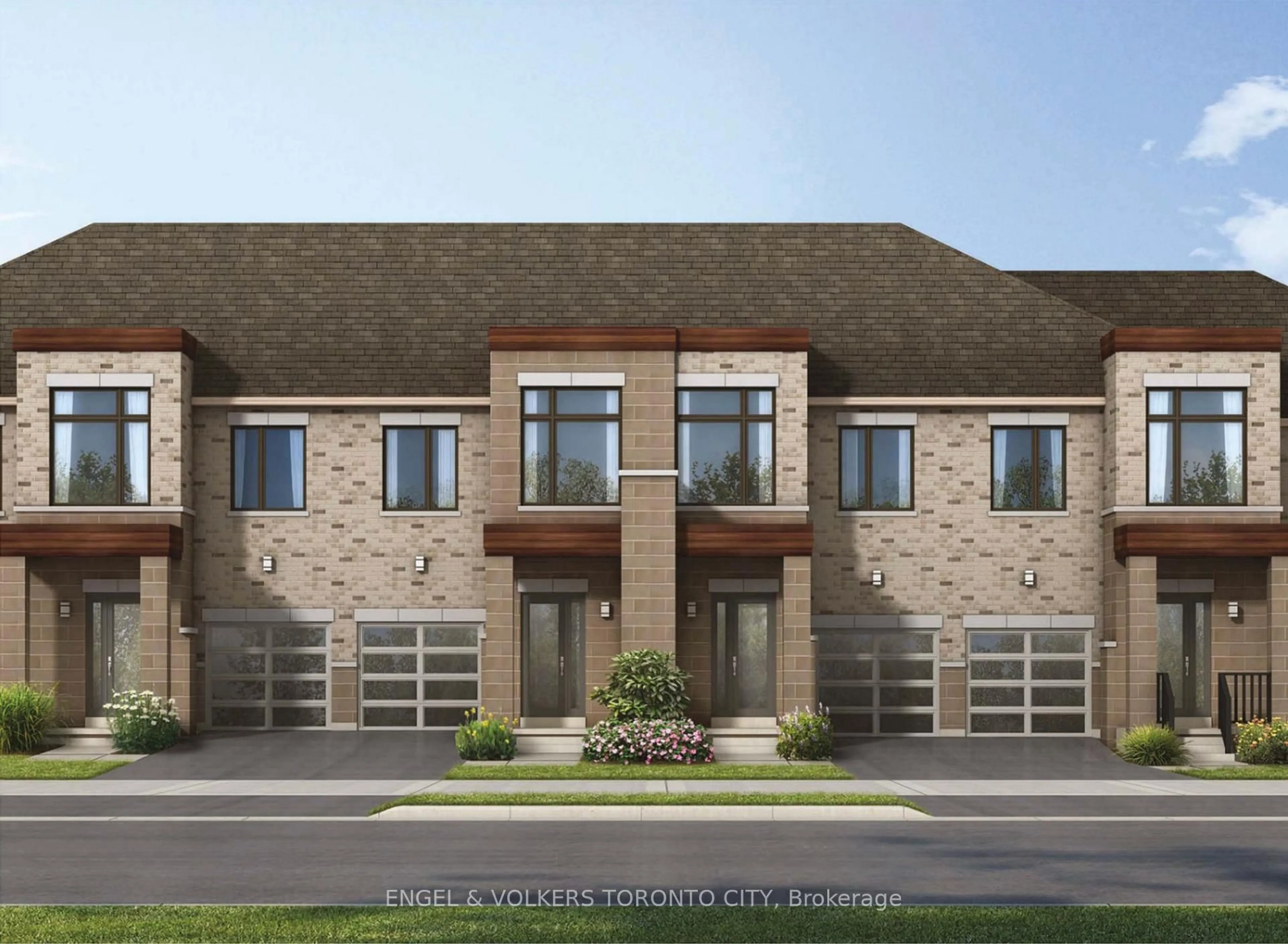 Home with brick exterior material, street for 136 Mumbai Dr, Markham Ontario L3S 0G5