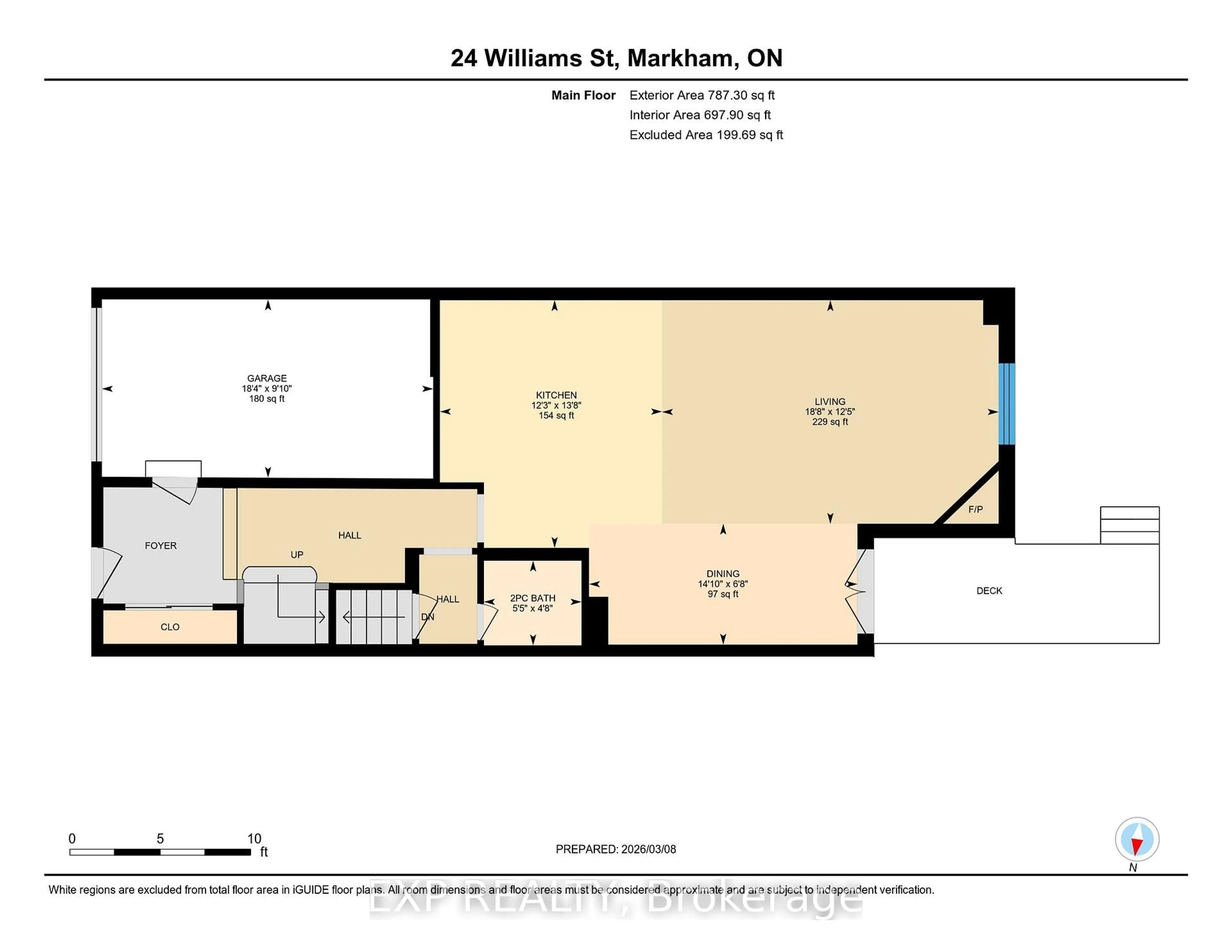 Floor plan for 24 Williams St, Markham Ontario L6C 0C2