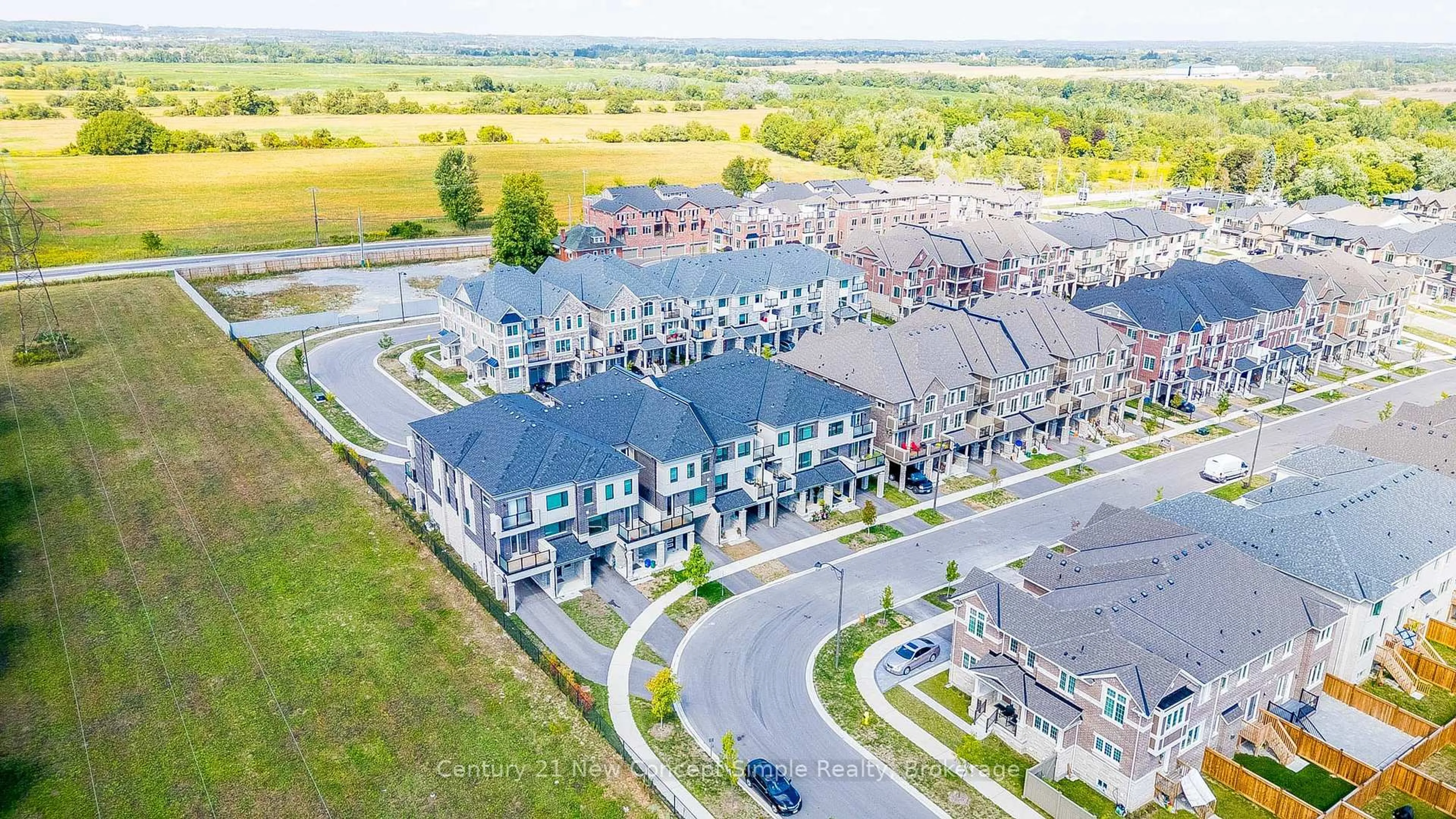 A pic from outside/outdoor area/front of a property/back of a property/a pic from drone, unknown for 35 Thomas Frisby Jr Cres, Markham Ontario L6C 3L1