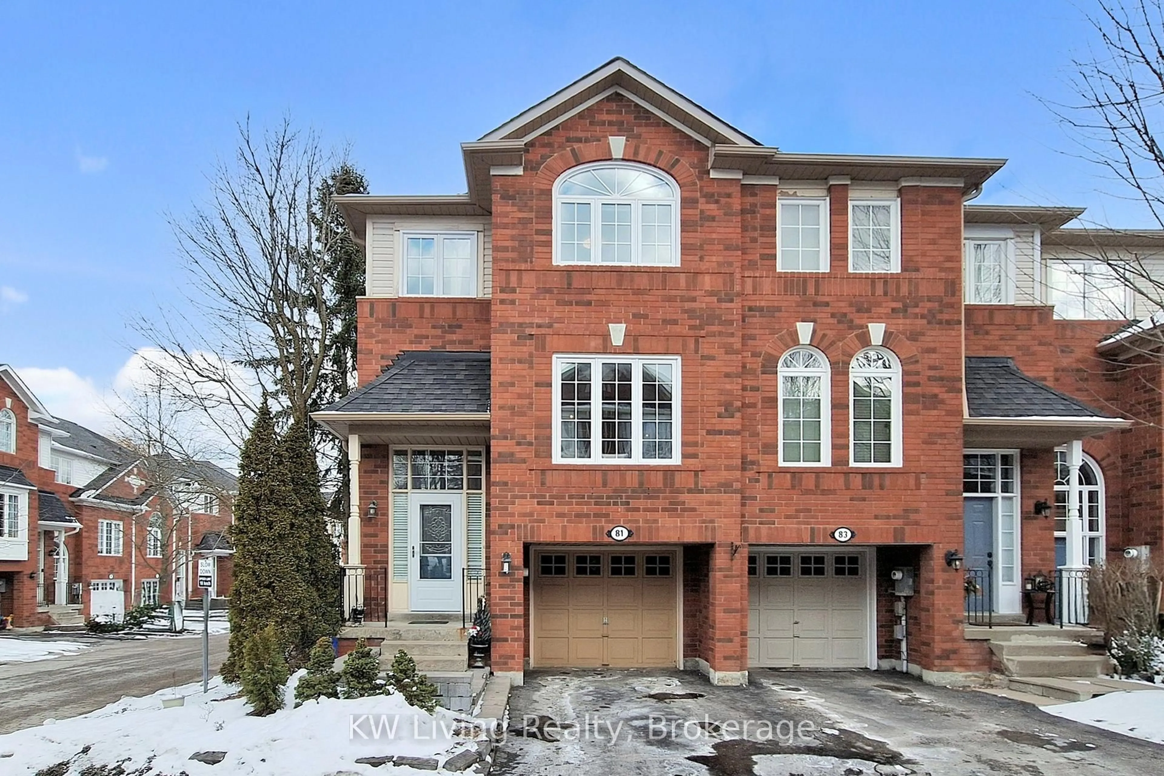 Home with brick exterior material, street for 81 Mosaics Ave #62, Aurora Ontario L4G 7L5