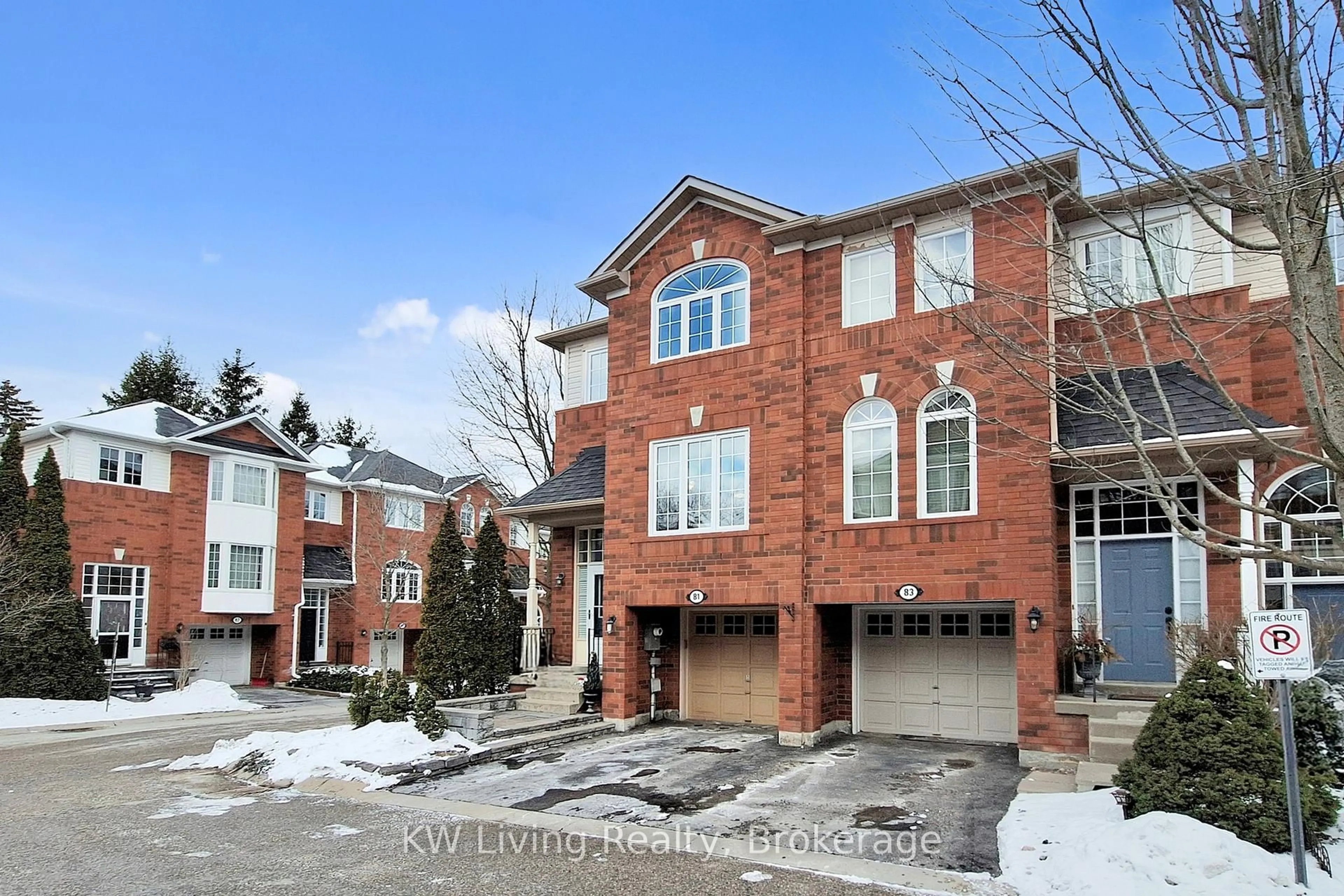 Home with brick exterior material, street for 81 Mosaics Ave #62, Aurora Ontario L4G 7L5