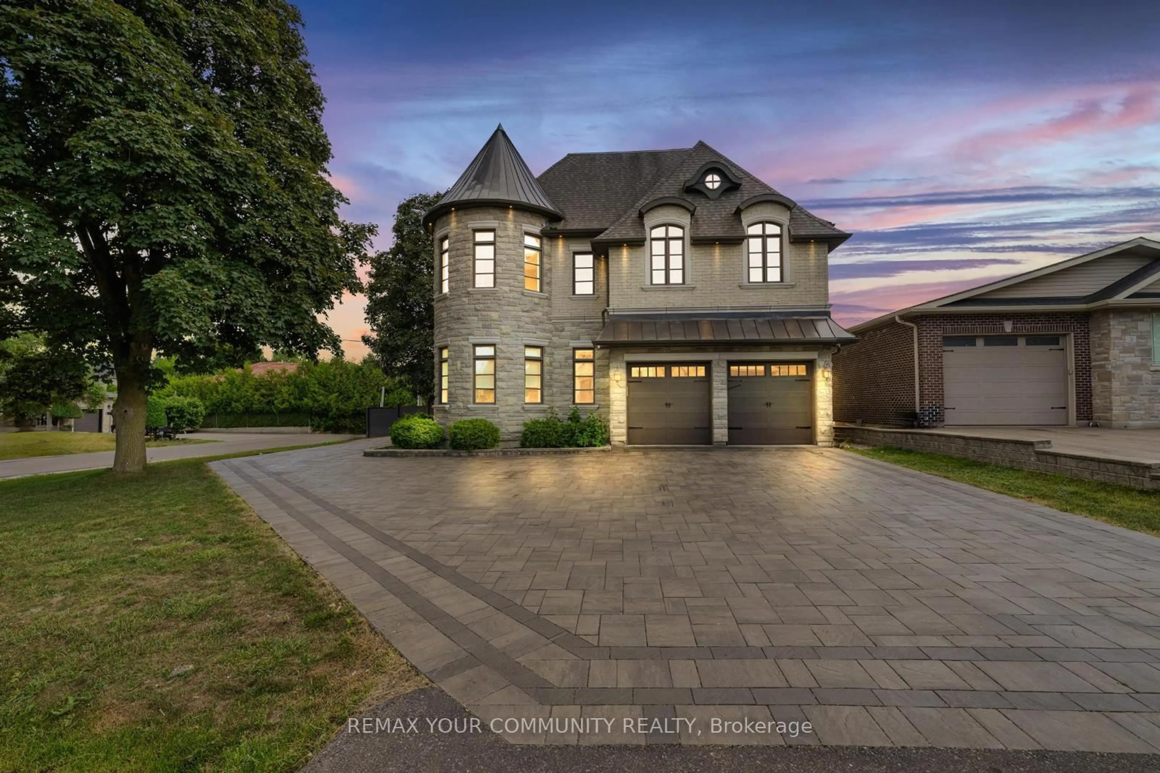 Home with brick exterior material, street for 1 Lancer Dr, Vaughan Ontario L6A 1E4