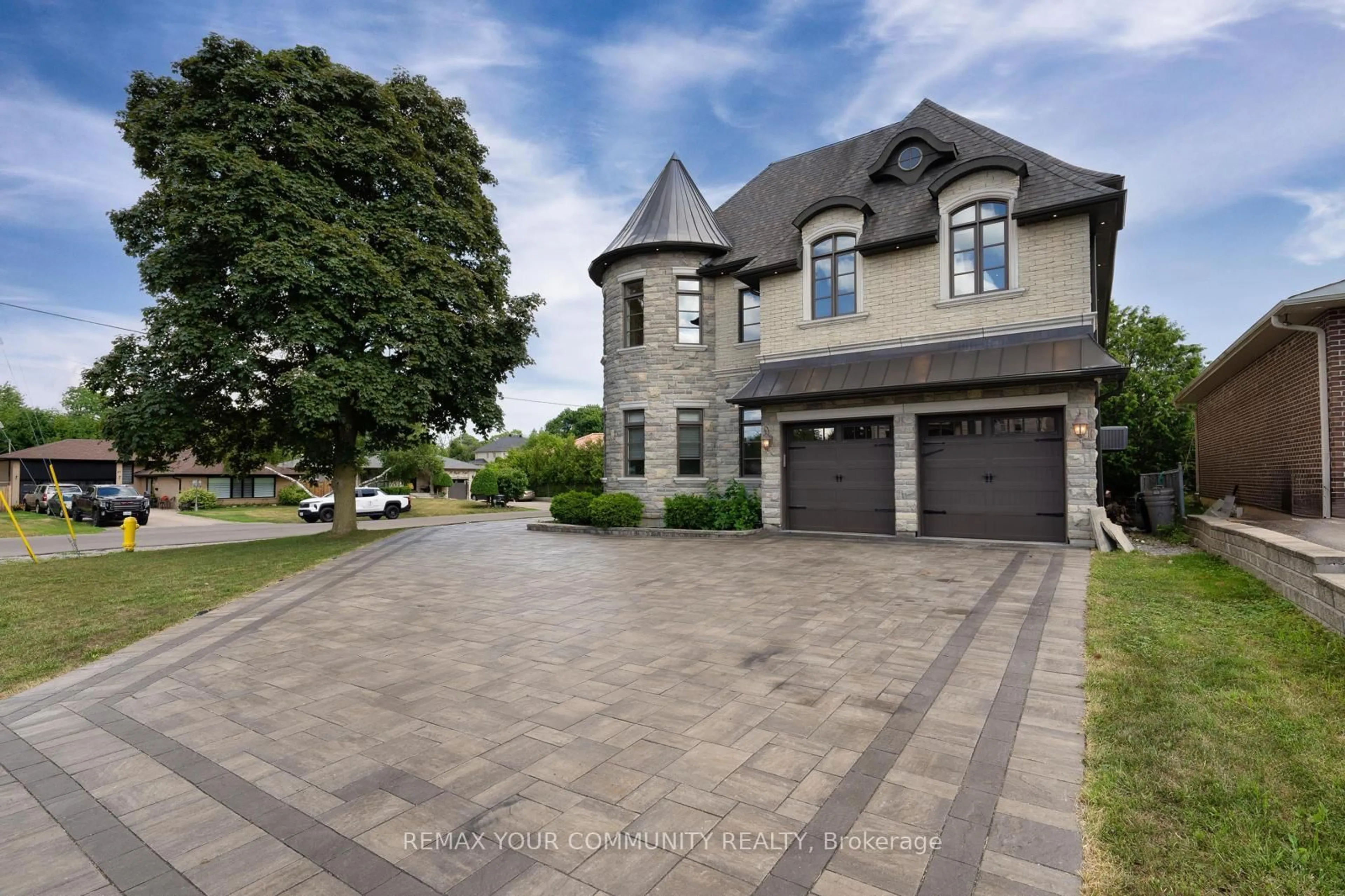 Home with brick exterior material, street for 1 Lancer Dr, Vaughan Ontario L6A 1E4