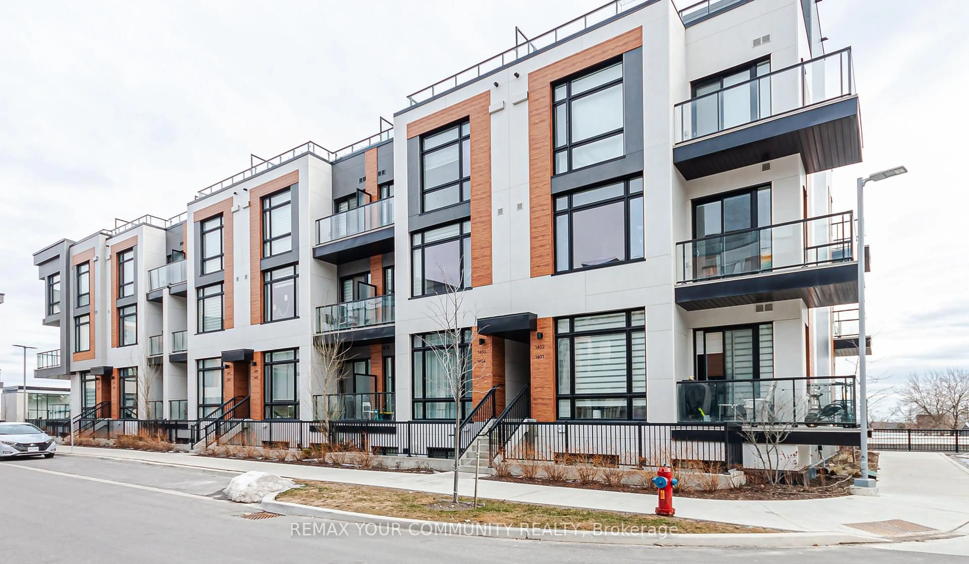 Home with brick exterior material, street for 15 David Eyer Rd #1406, Richmond Hill Ontario L4S 0N2