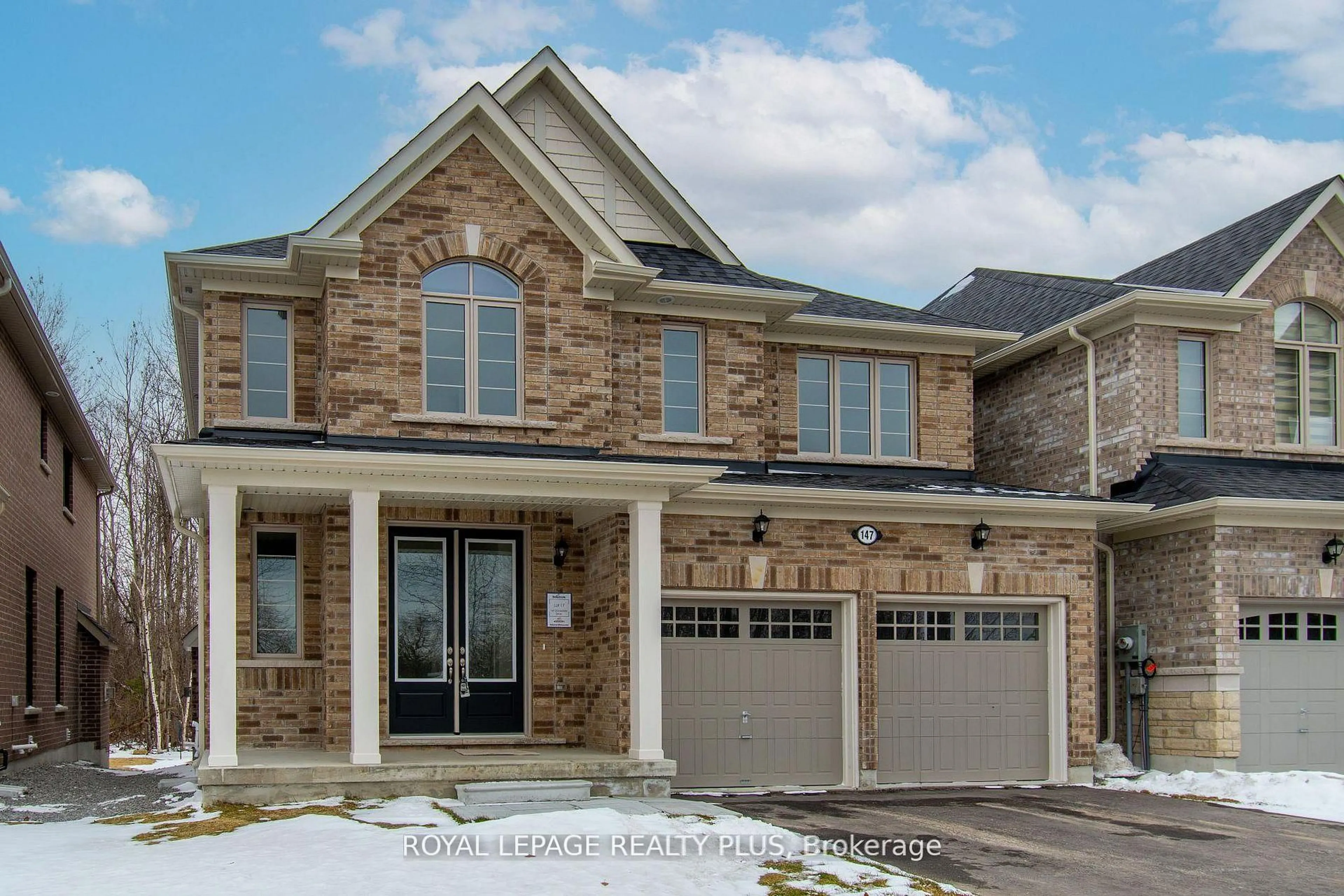 Home with brick exterior material, street for 147 Dovedale Dr, Georgina Ontario L4P 0S6