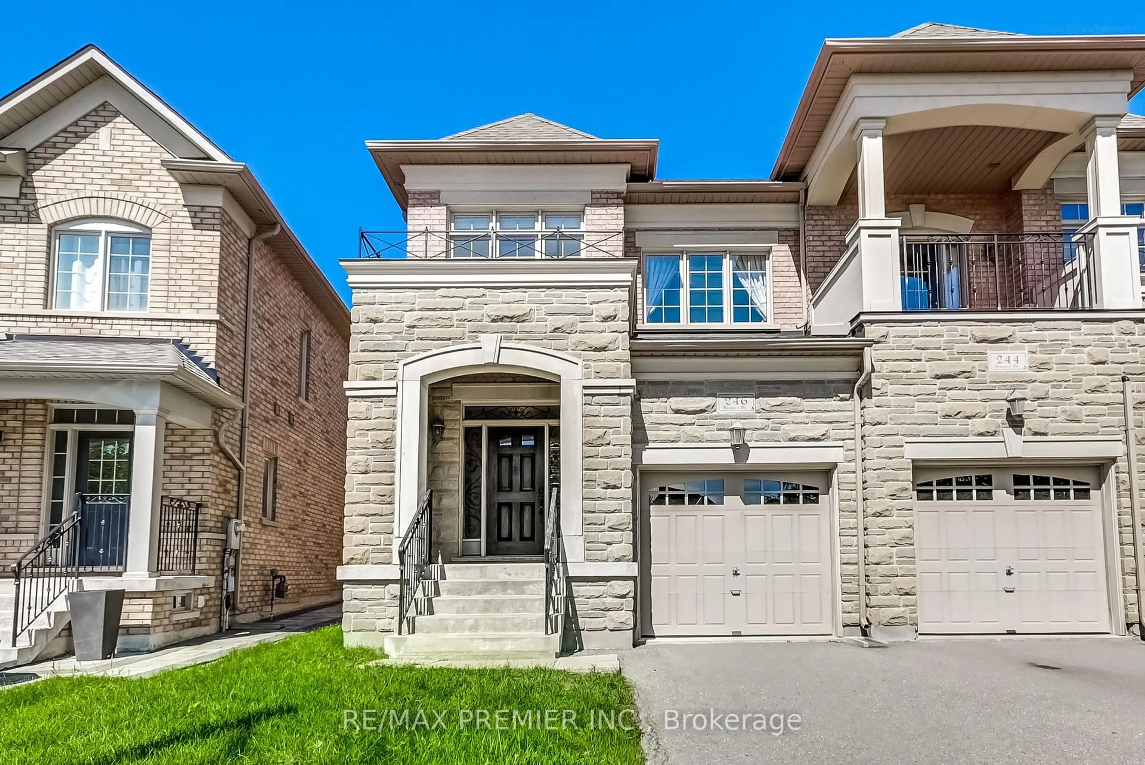 Home with brick exterior material, street for 246 Hansard Dr, Vaughan Ontario L4H 0W1