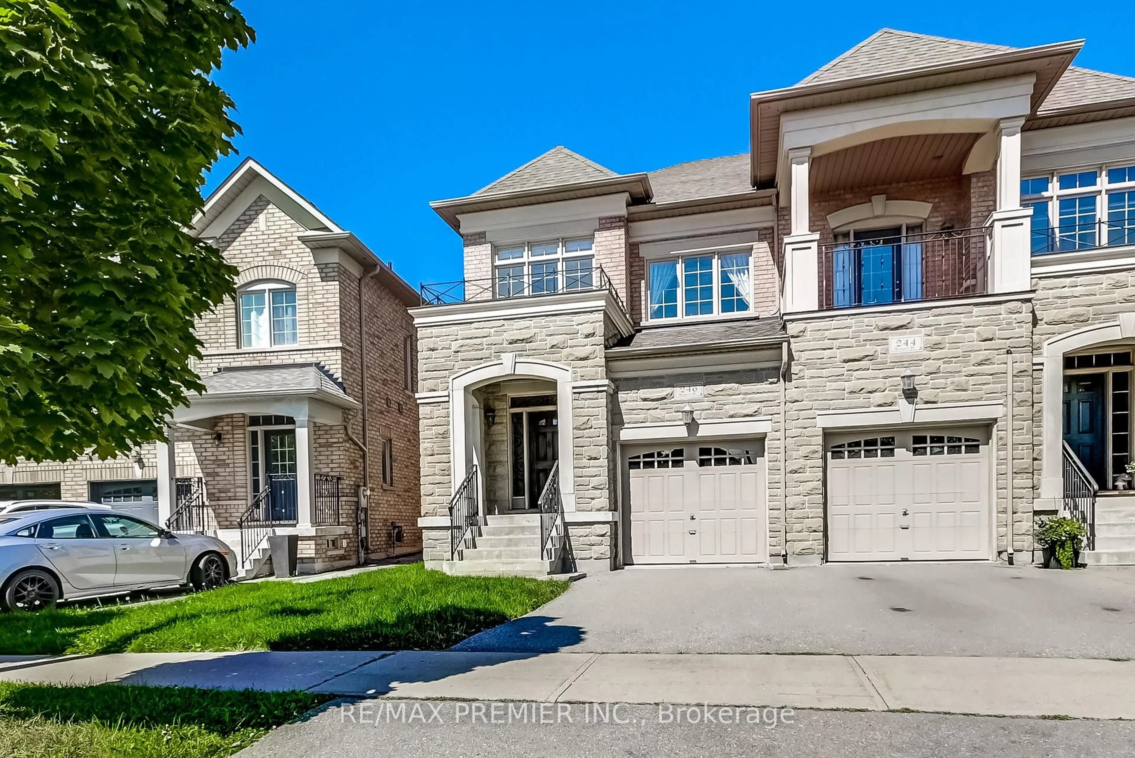 Home with brick exterior material, street for 246 Hansard Dr, Vaughan Ontario L4H 0W1