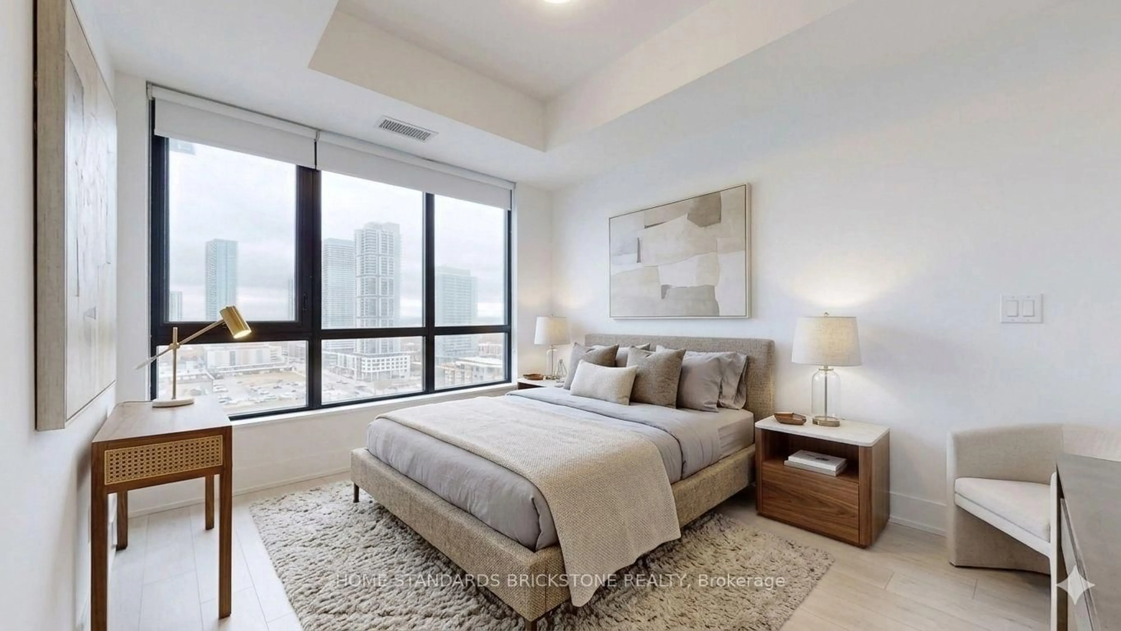 Bedroom with bed, unknown for 2908 Highway 7 #2306, Vaughan Ontario L4K 0K5