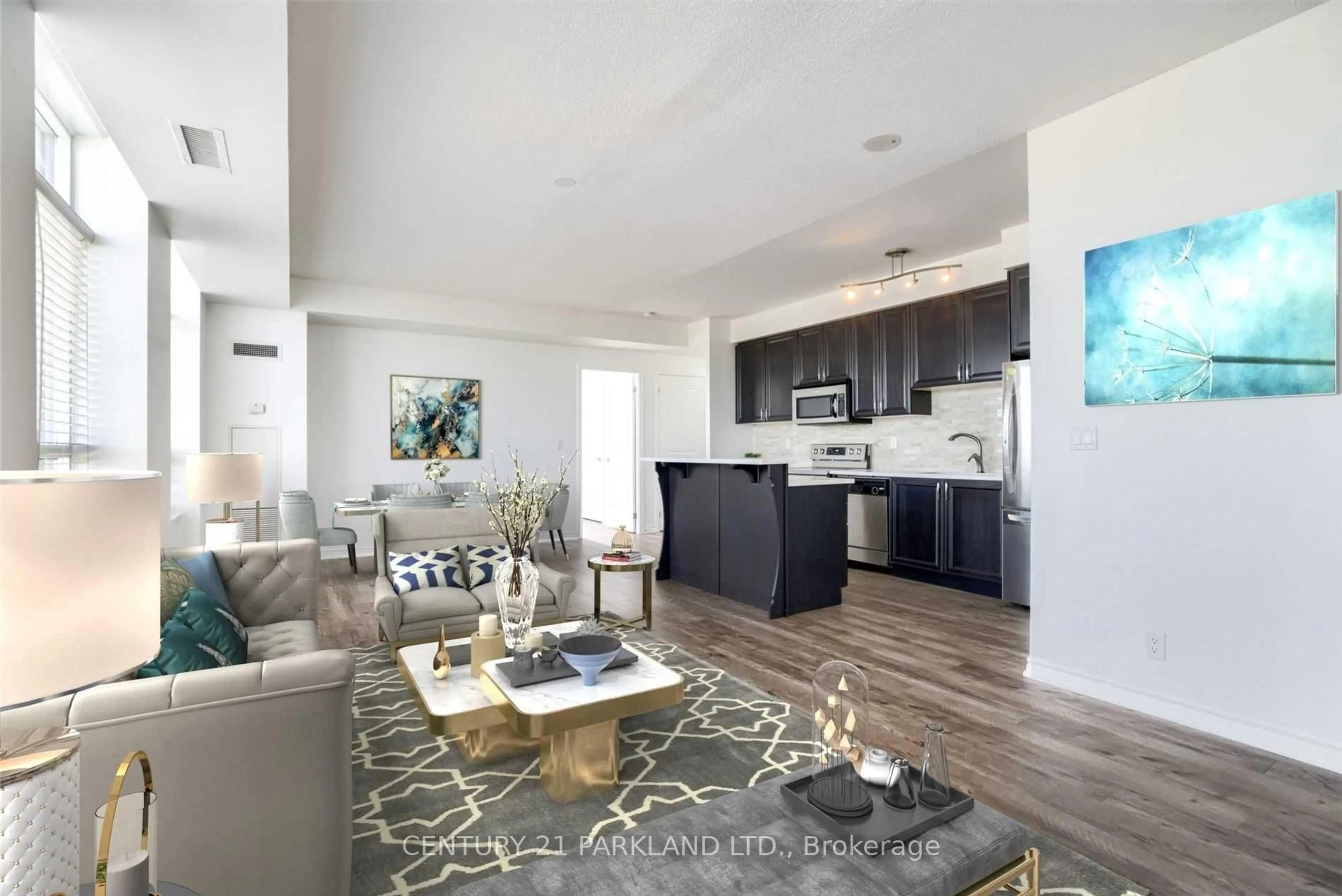 Open concept kitchen, unknown for 9225 Jane St #1114, Vaughan Ontario L6A 0J7