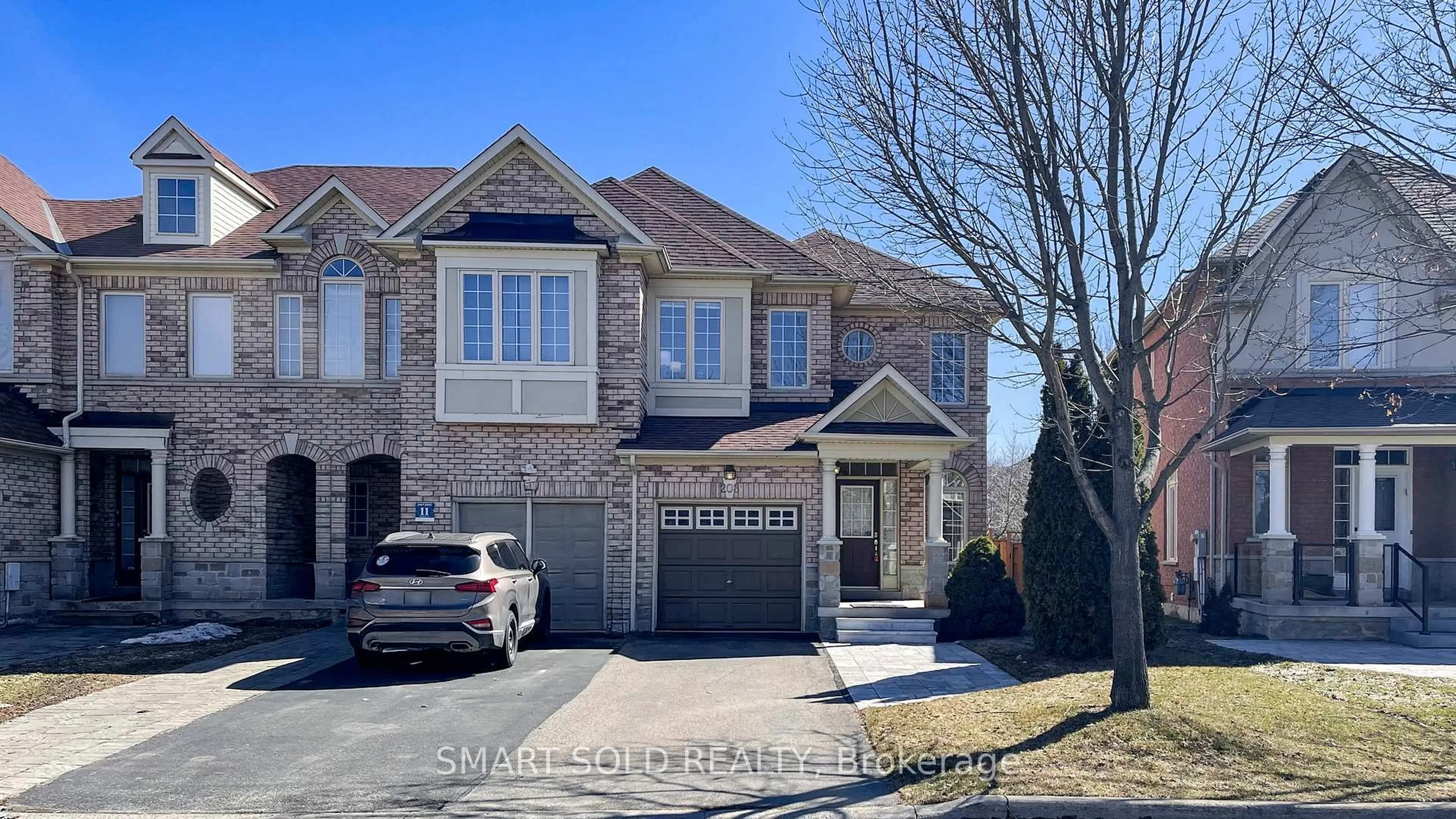 Home with brick exterior material, street for 208 Cabernet Rd, Vaughan Ontario L4J 8V8