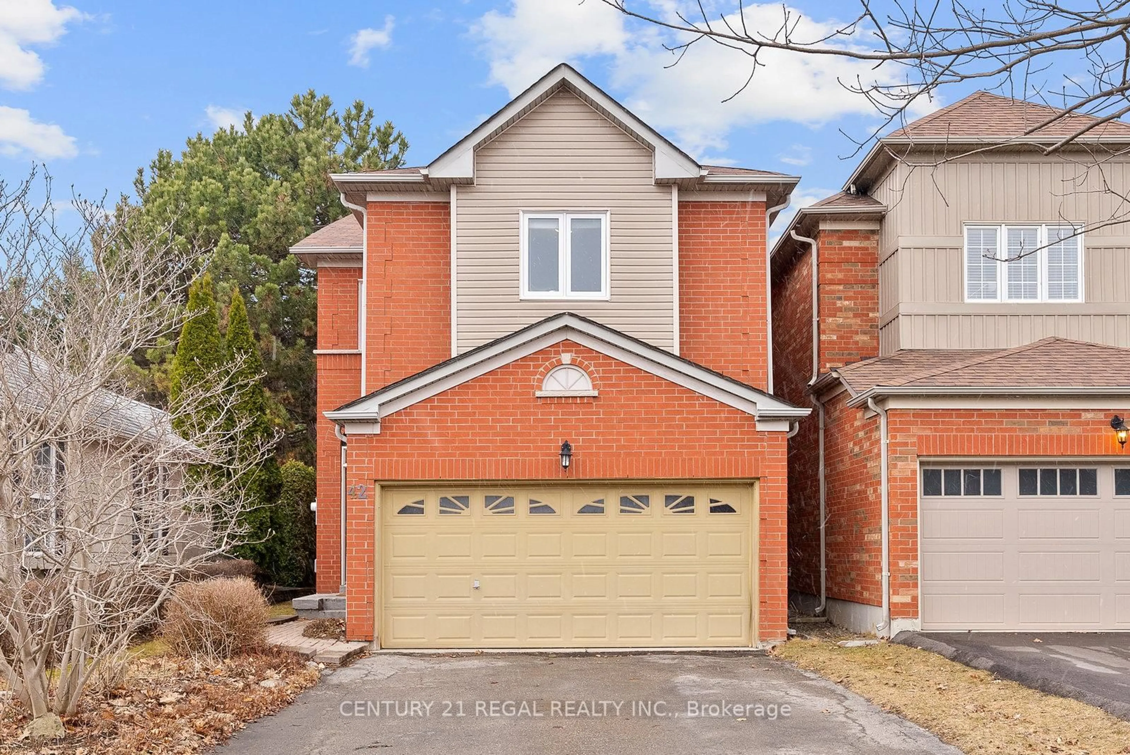 Home with brick exterior material, street for 42 Ballymore Dr, Aurora Ontario L4G 7E6