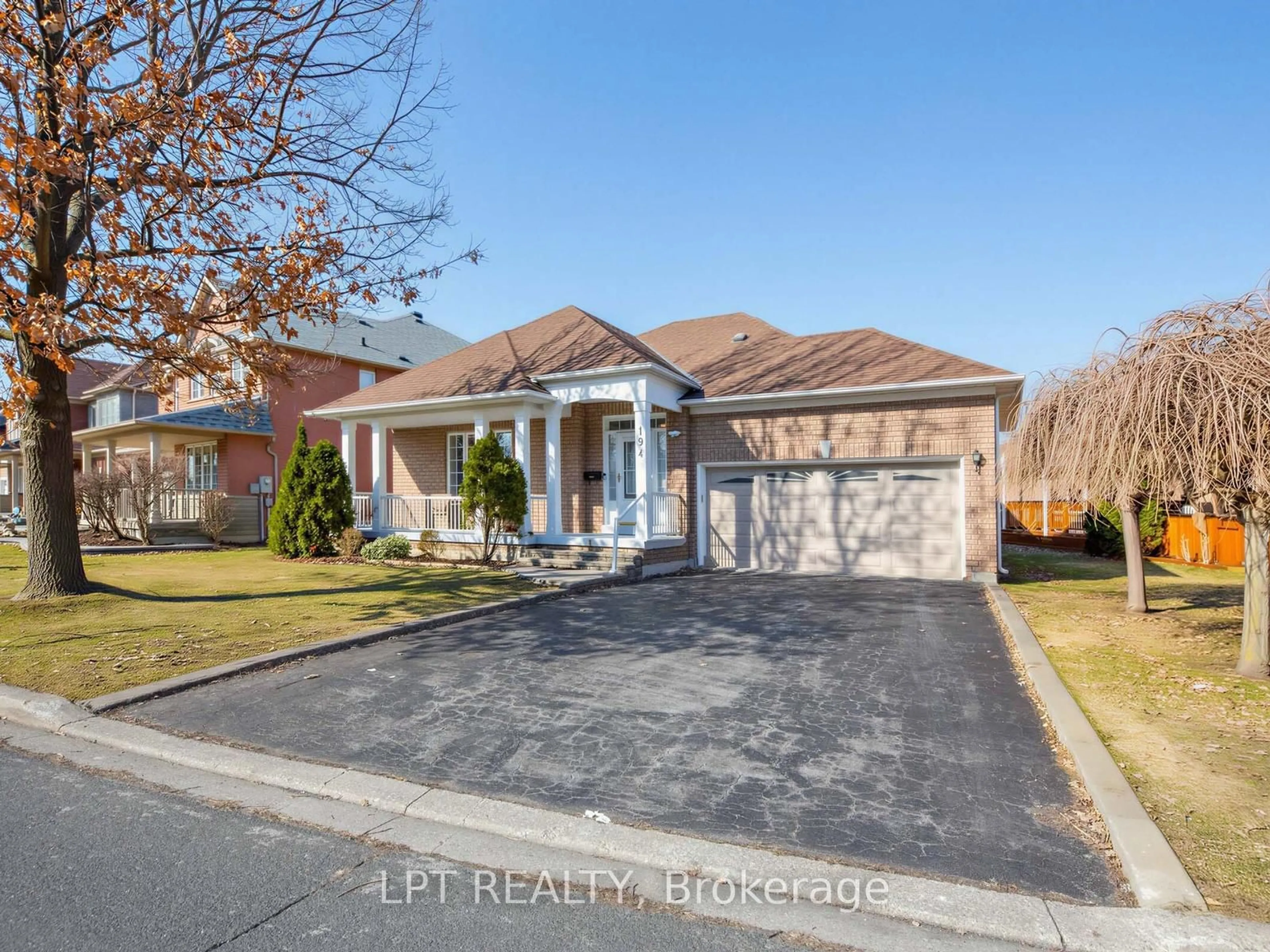 Home with brick exterior material, street for 194 Russell Jarvis Dr, Markham Ontario L3S 4E9