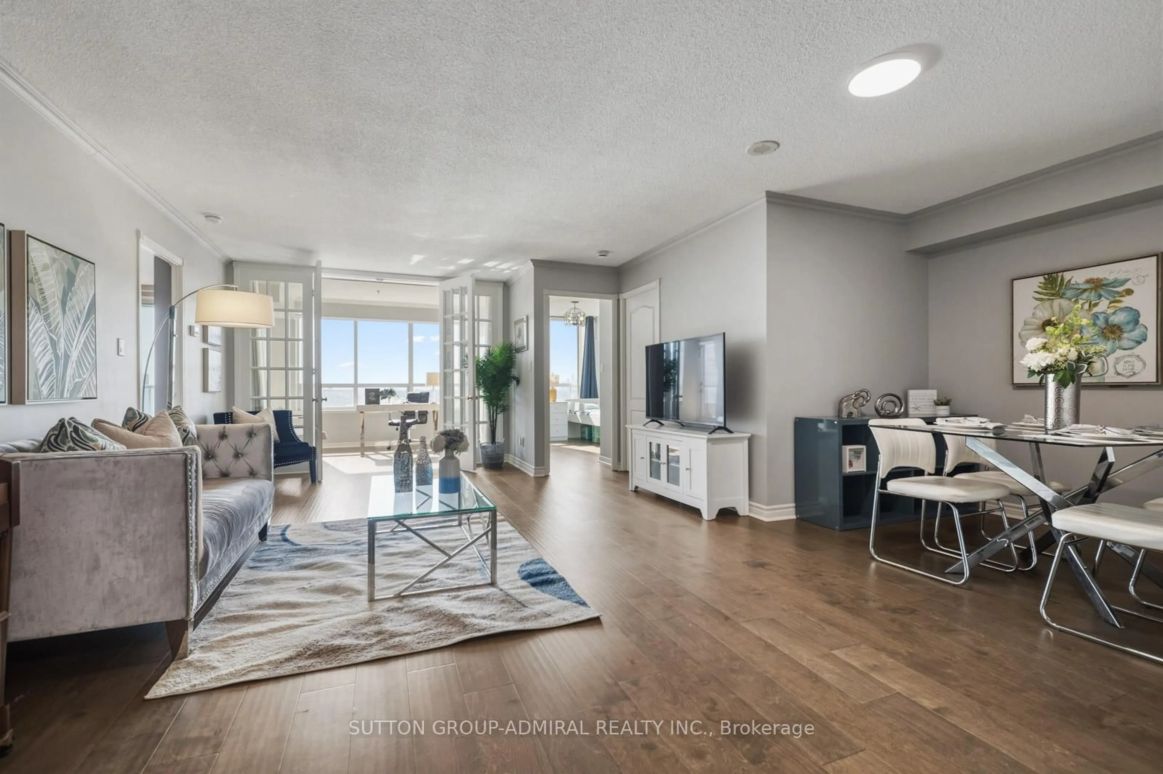 Living room with furniture, unknown for 850 Steeles Ave #1106, Vaughan Ontario L4J 8E7